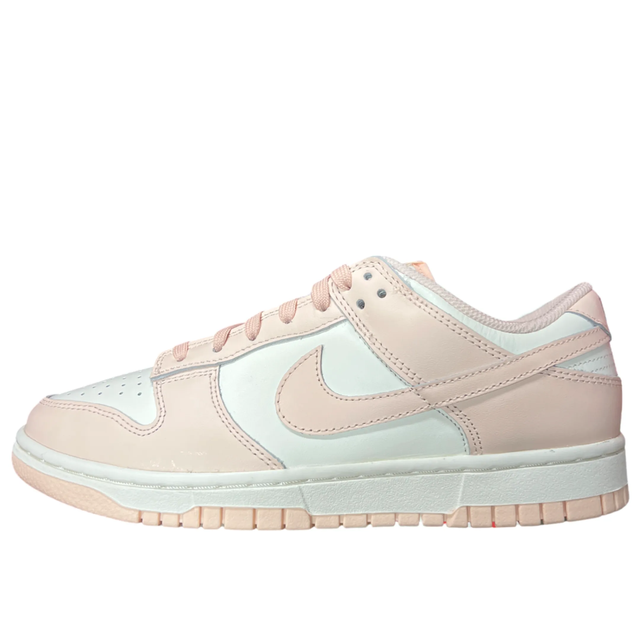 WMNS Nike Dunk Low Orange Pearl Track Walk Lightweight Synthetic