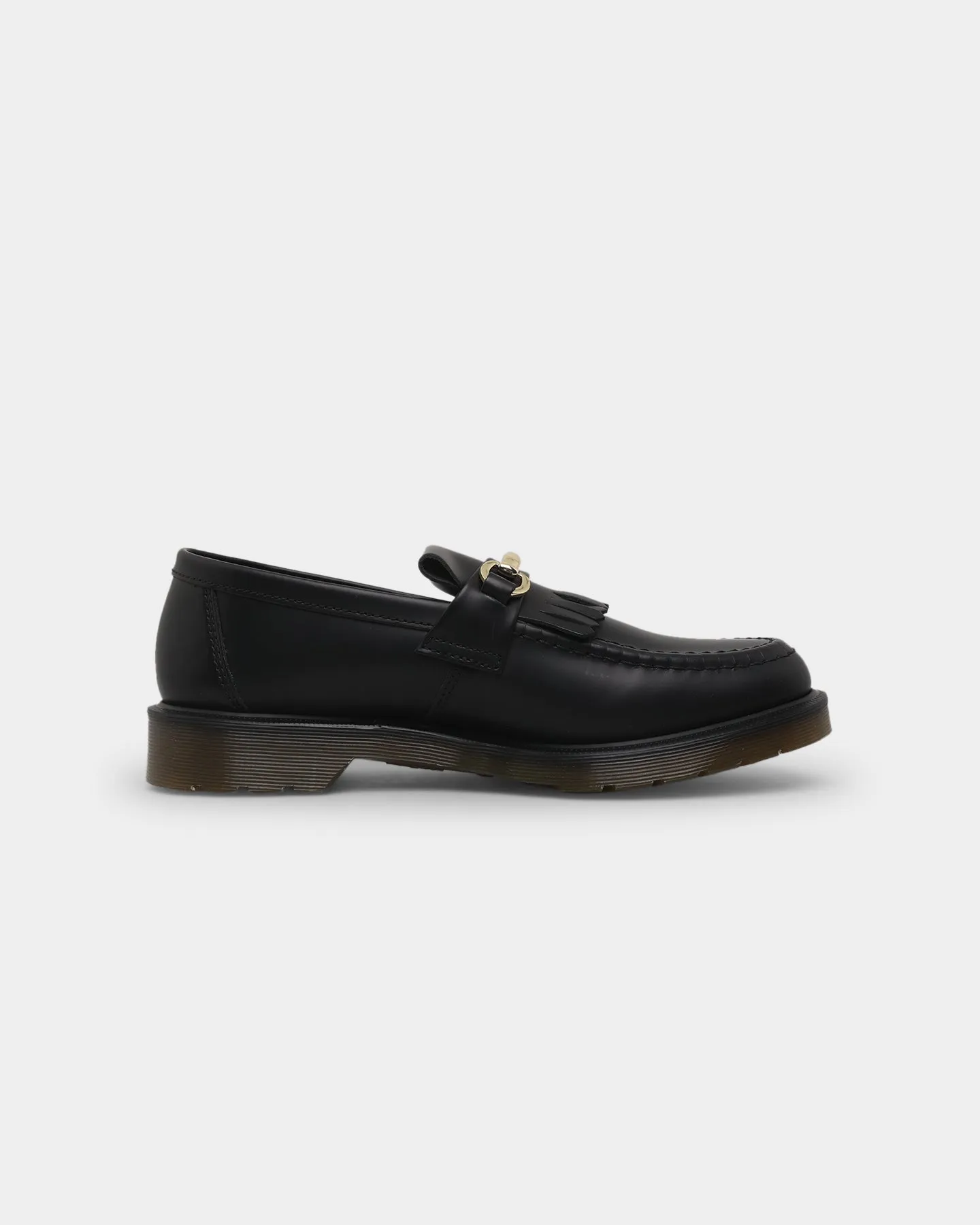 Quick Pack Cushioned Insole Dr. Martens Adrian Snaffle Loafer Black