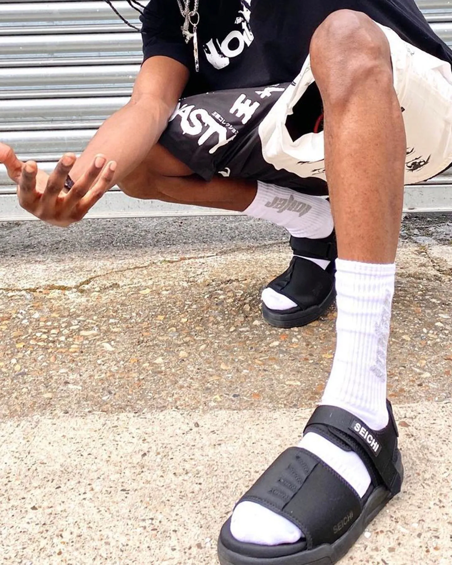 Club Edge Water Edge Seichi Sandoru Sandal Black