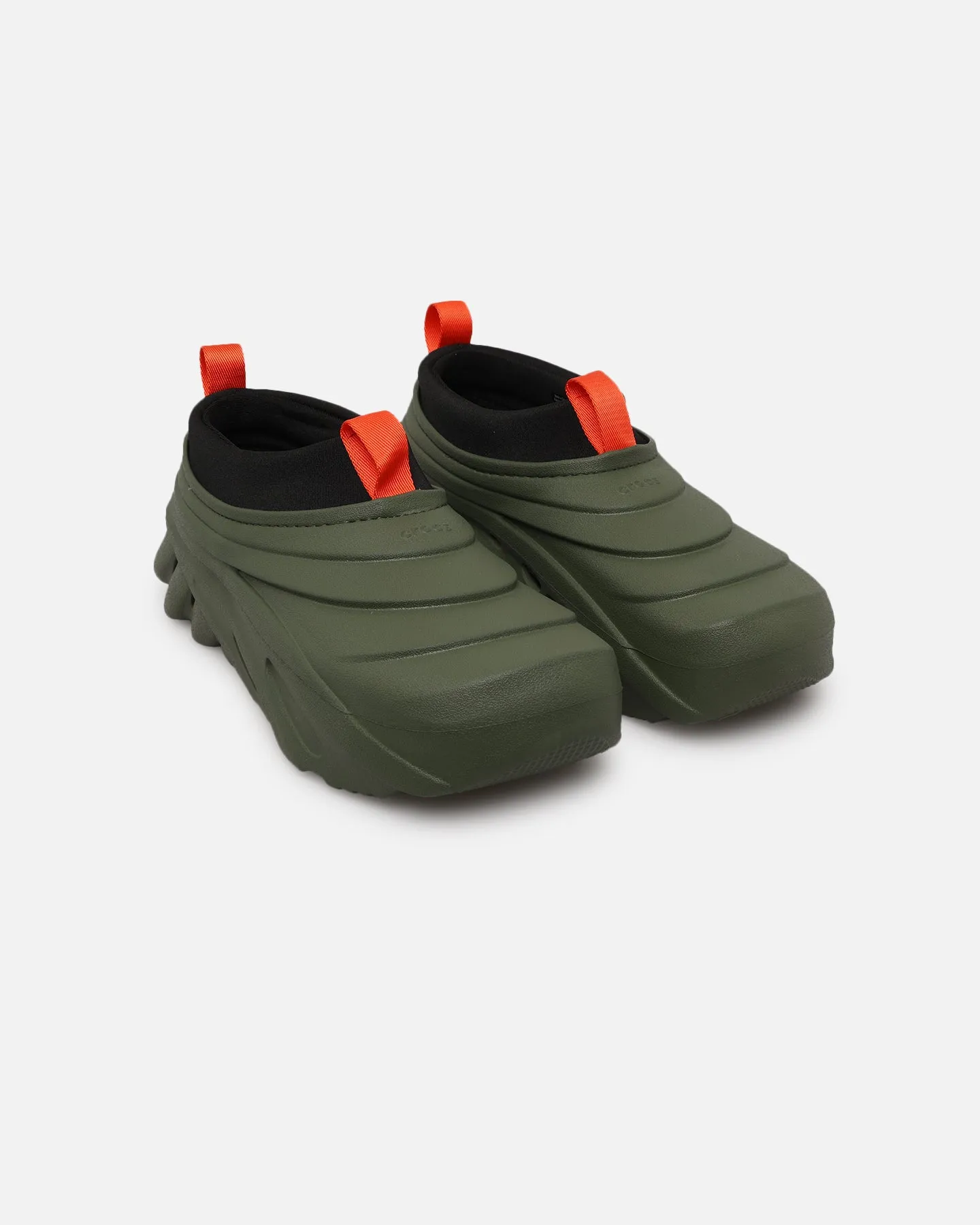 Slip Resistant Crocs Echo Storm Army Green