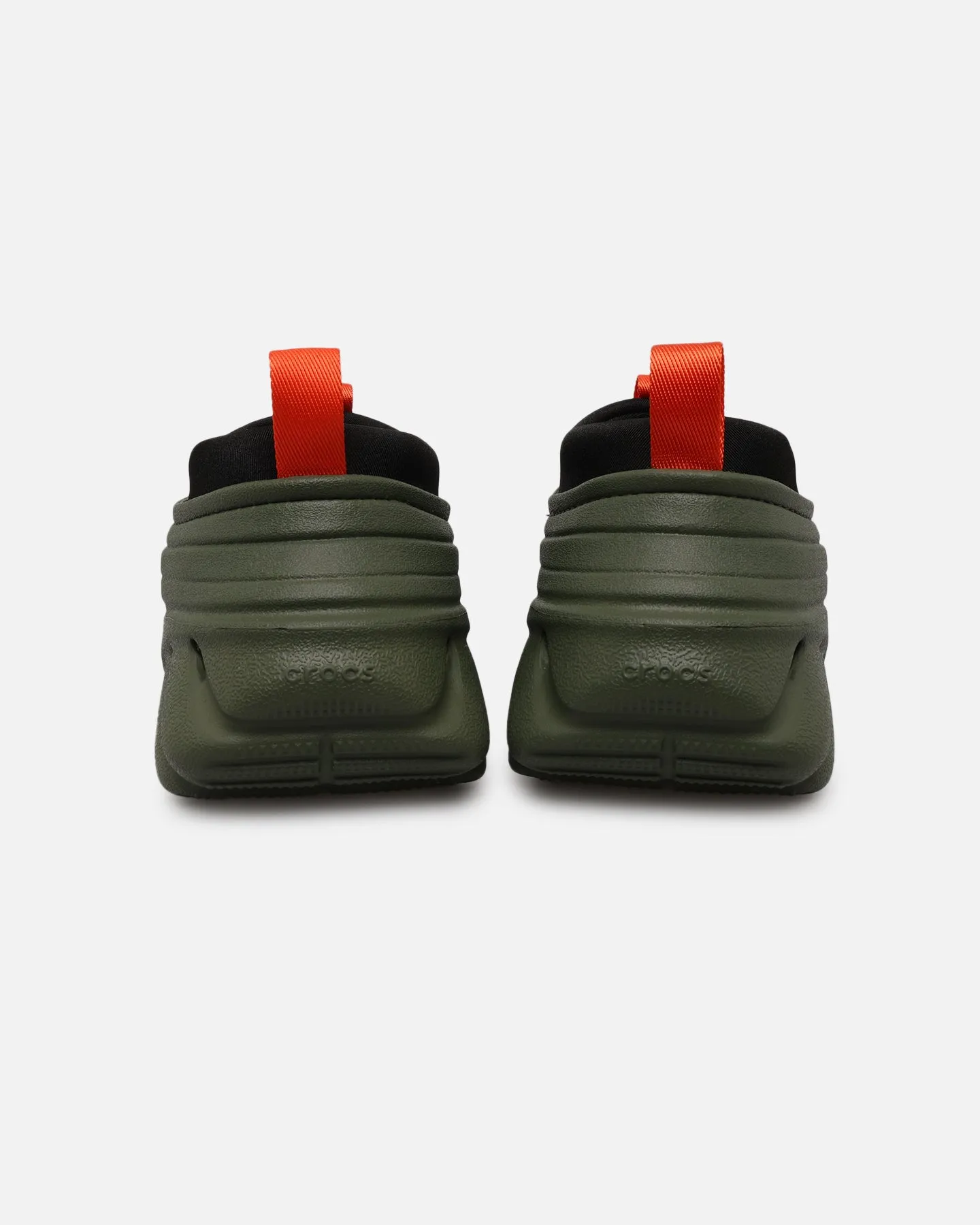 High Top Slip On Style Crocs Echo Storm Army Green