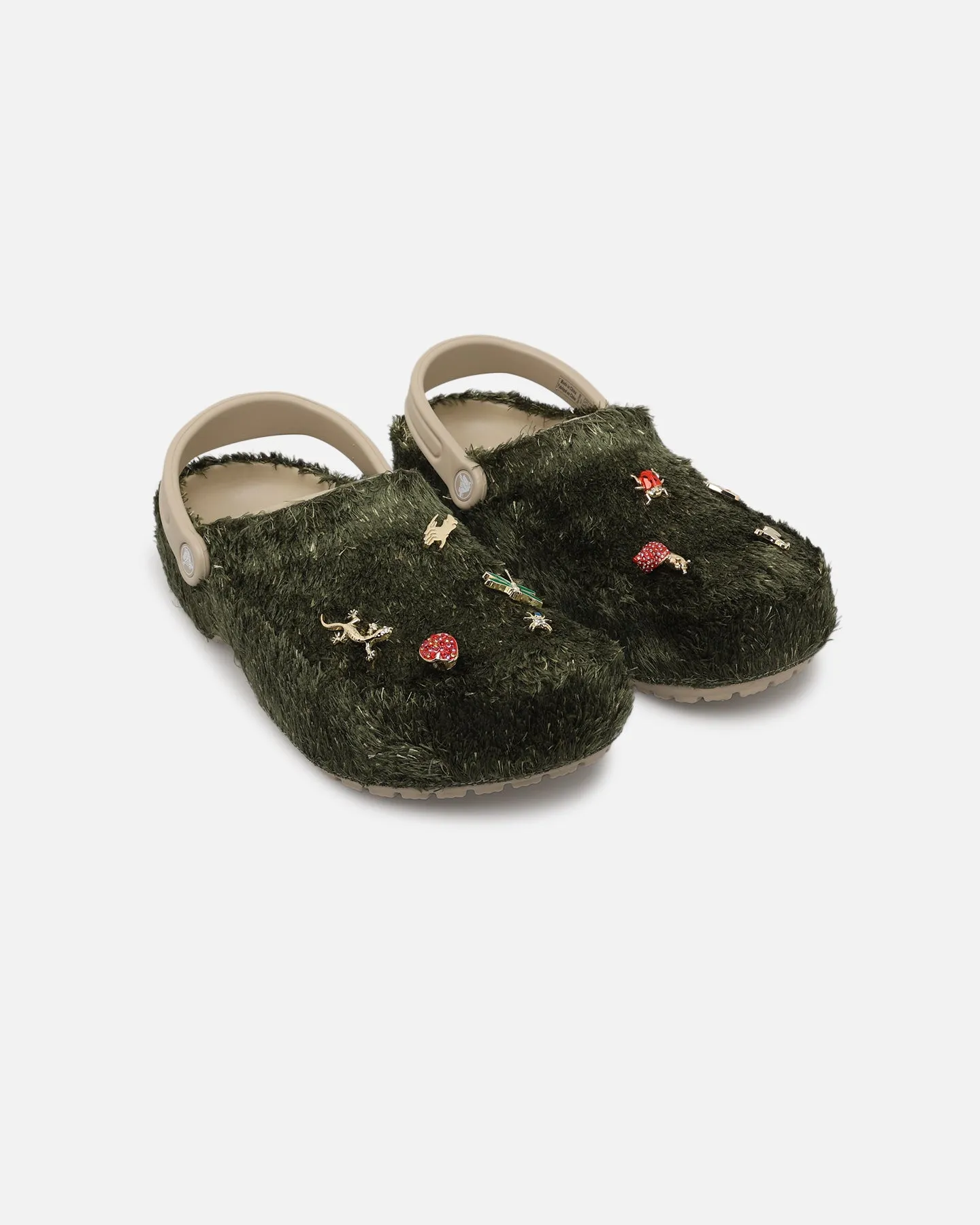 Crocs Classic Grass Clog Grass Green mesh construction Desert Cool