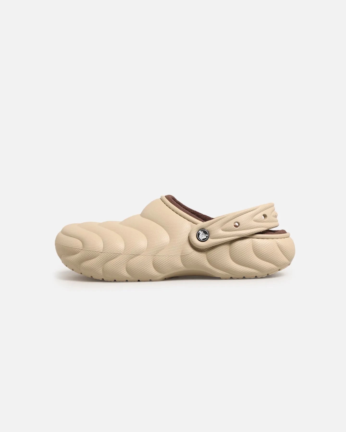 Breathable Material Crocs Classic Lined Overpuff Clog Moth