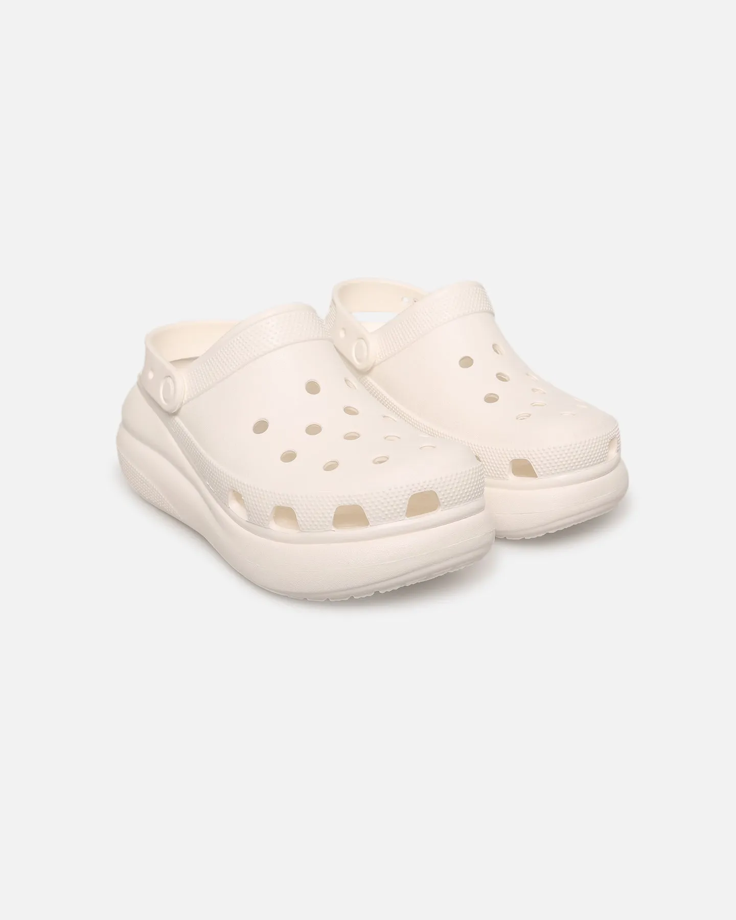 Mesh Upper Crocs Crush Clog White