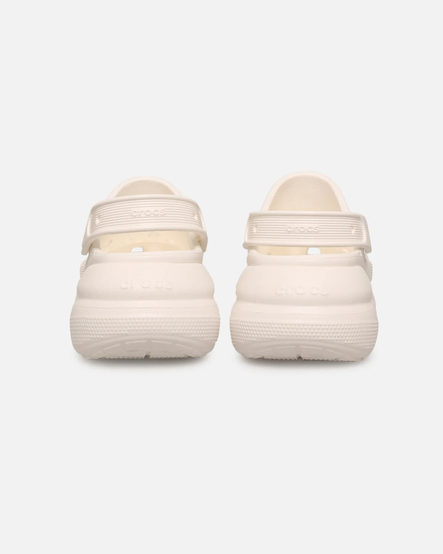 Travel Light Shine Bright Crocs Crush Clog White