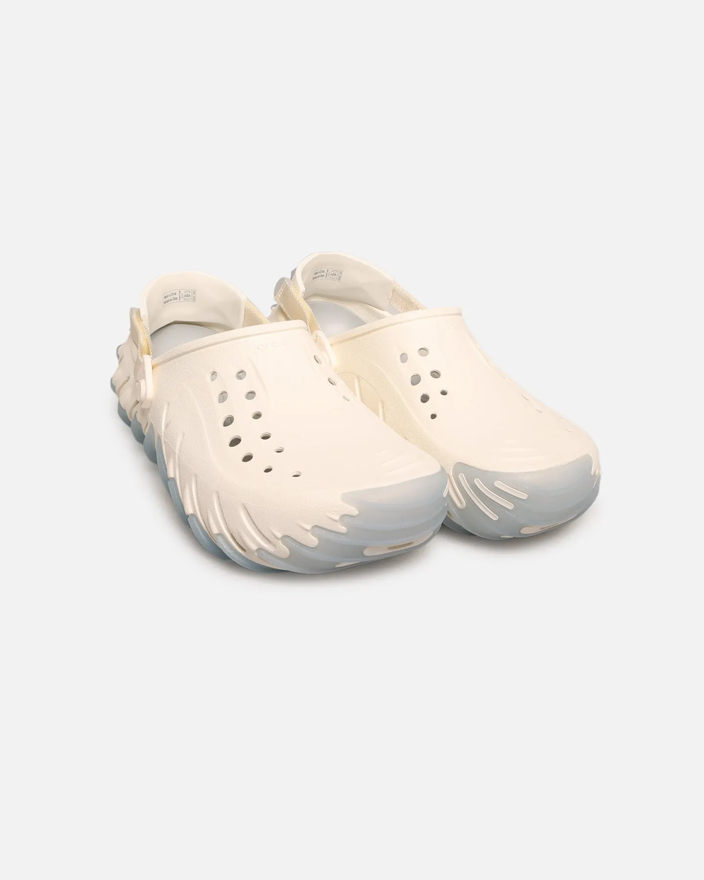 Family Fit Crocs Echo Clog '"Icey" Chalk
