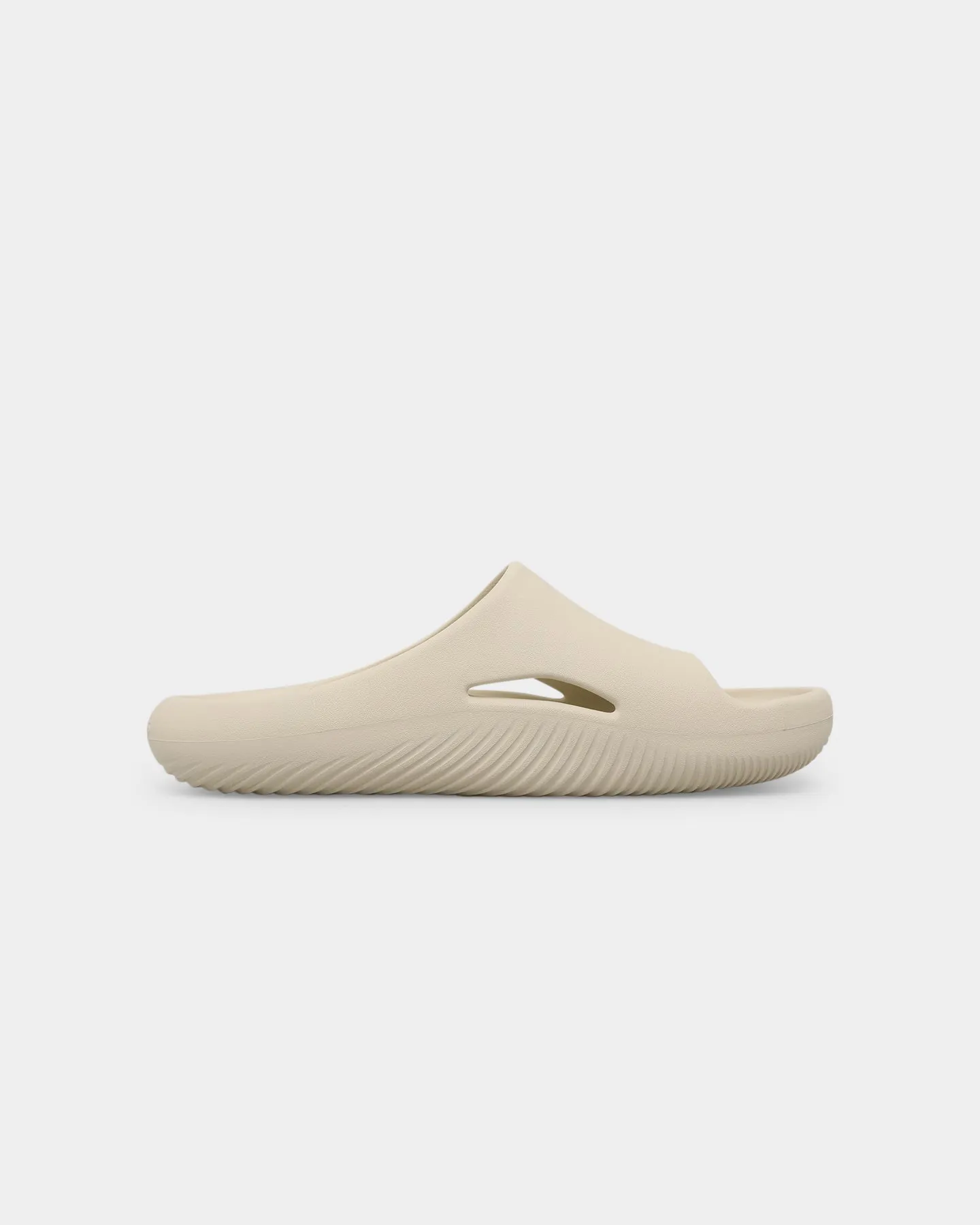 Crocs Mellow Slide Bone Shine Silver Supportive Core Office Workers