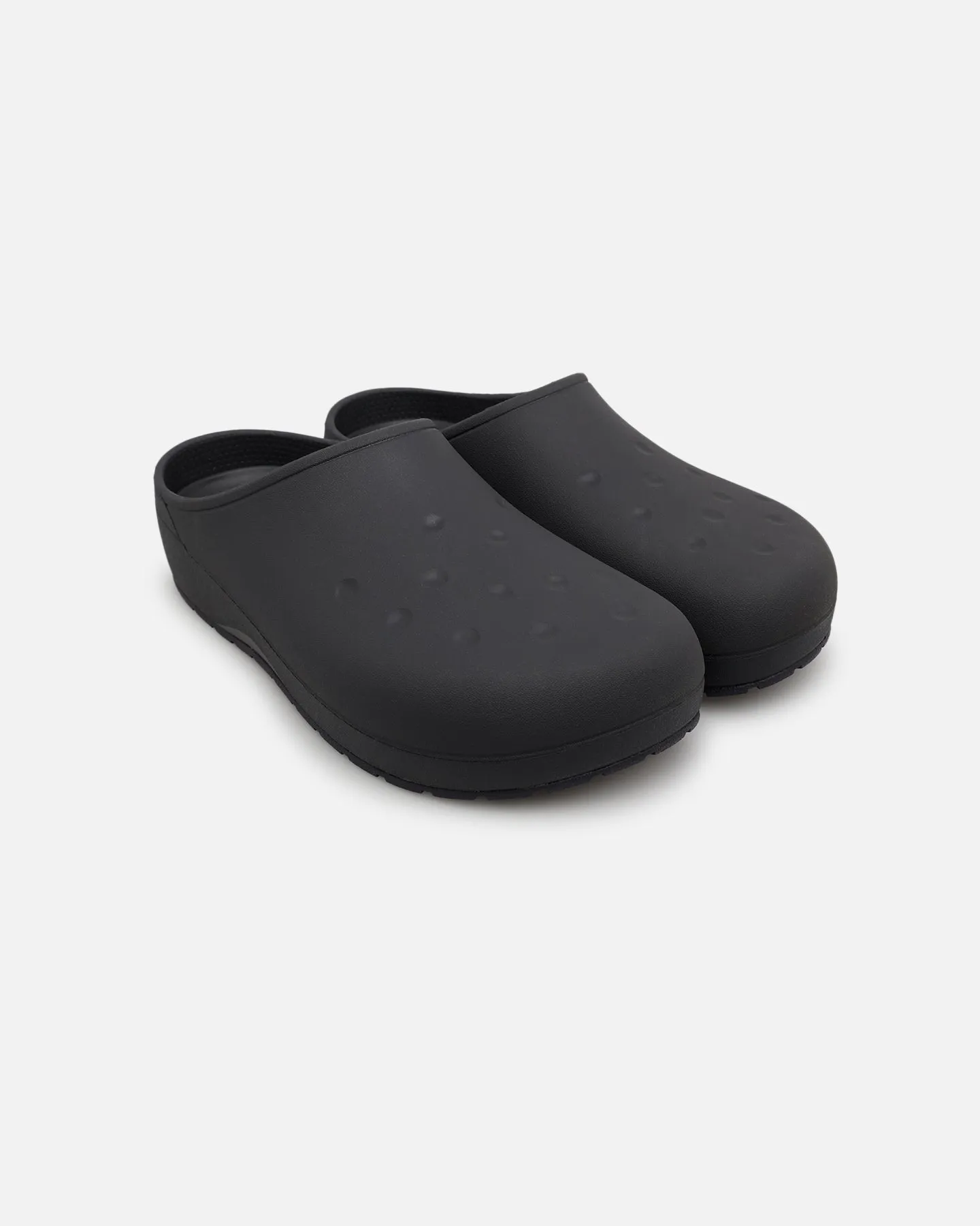 Crocs Quiet Clog Black Foot Support