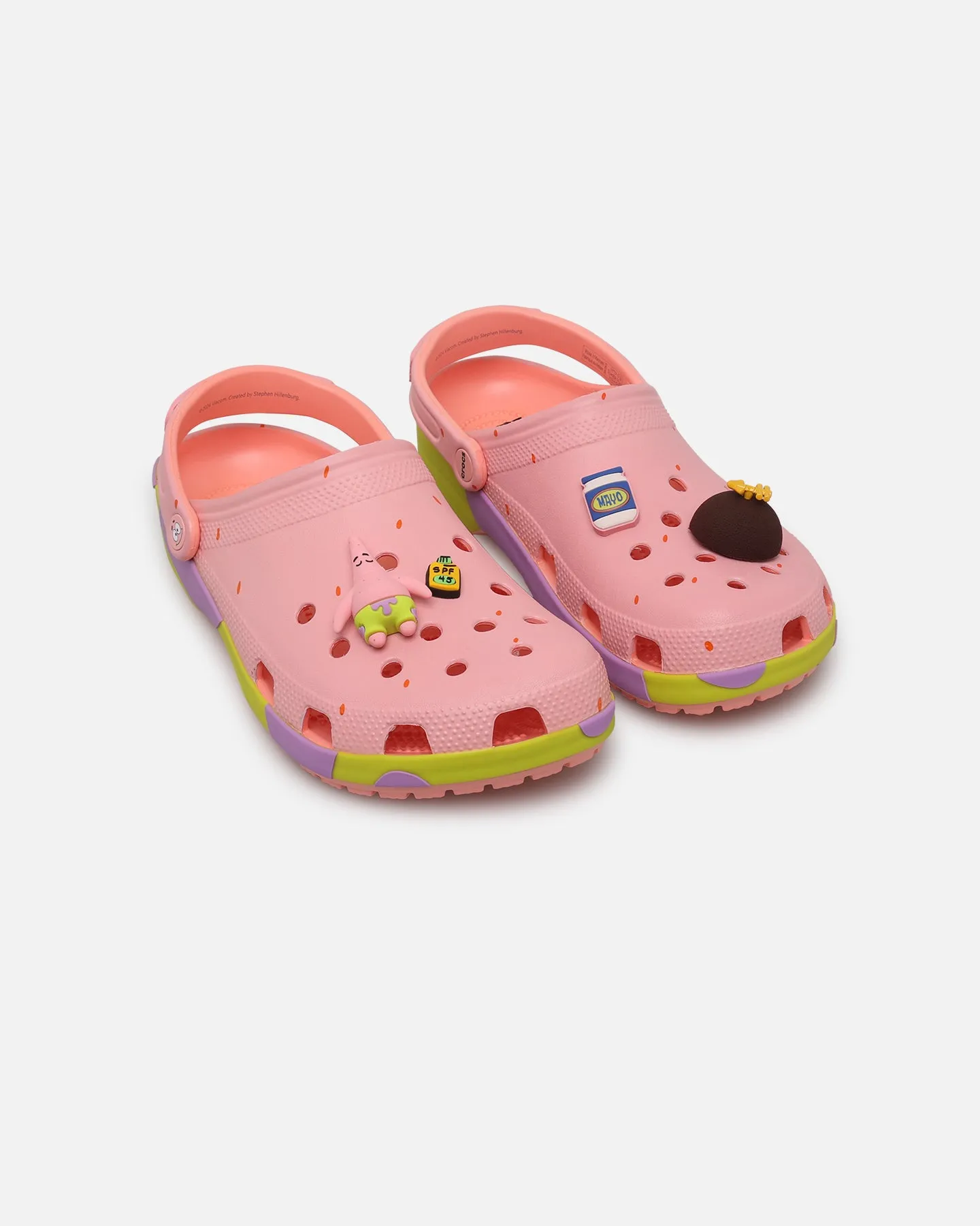 Date night Curve Hug Crocs Spongebob Patrick Classic Clog Melon