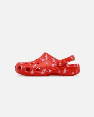 Crocs V-Day Classic Clog Red Form Ease Quick Dash