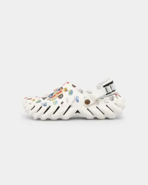 Crocs X NBA All Star Echo Clog Multi-Coloured Tropic Mode White Clean