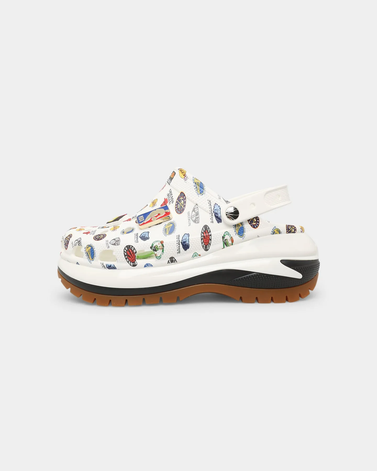 Durable Build Weekend Errands Crocs X NBA All Star Mega Crush Clog Multi-Coloured