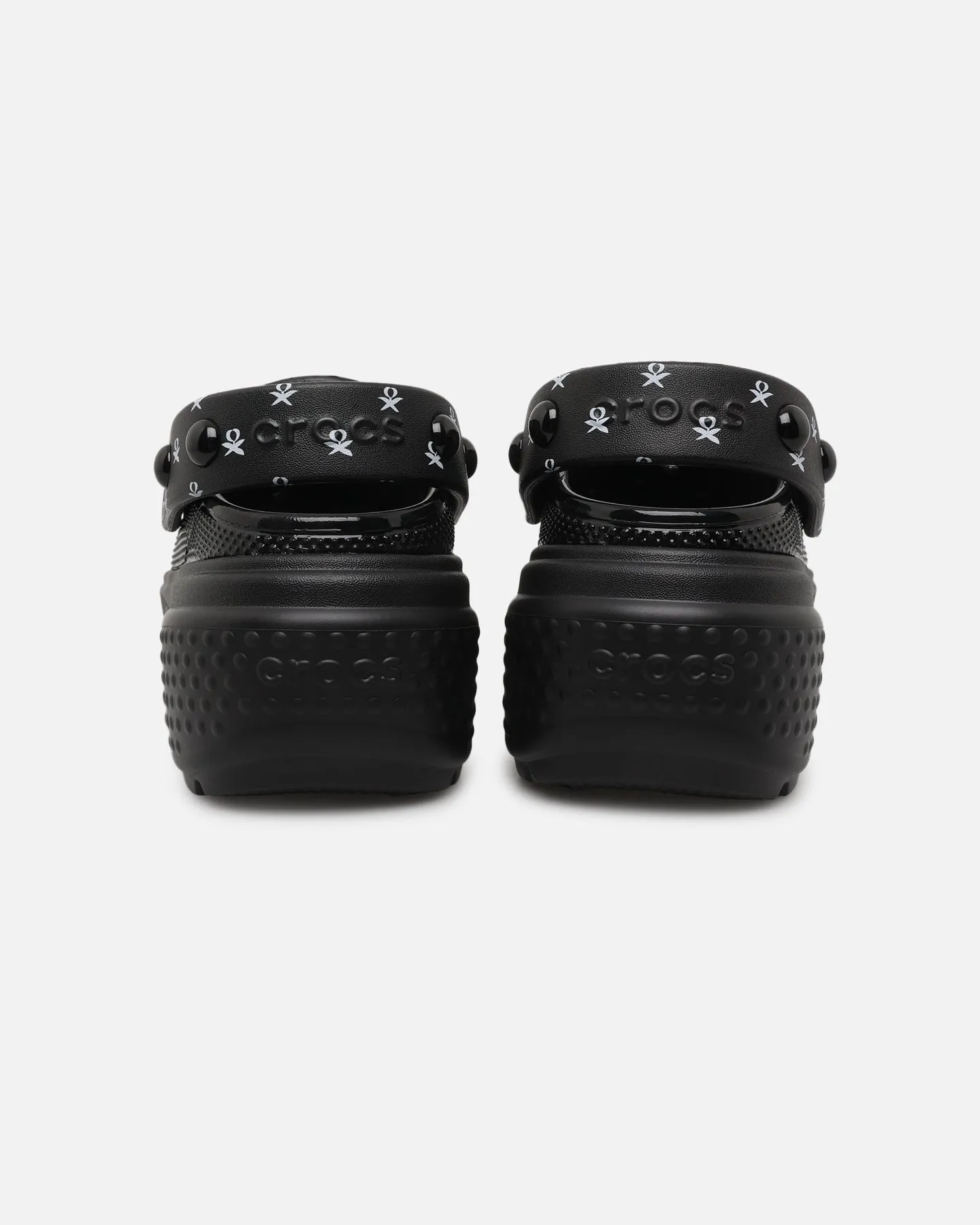 Crocs X Wednesday Addams Stomp Clog Black Feather Light Cold Weather Comfortable fit