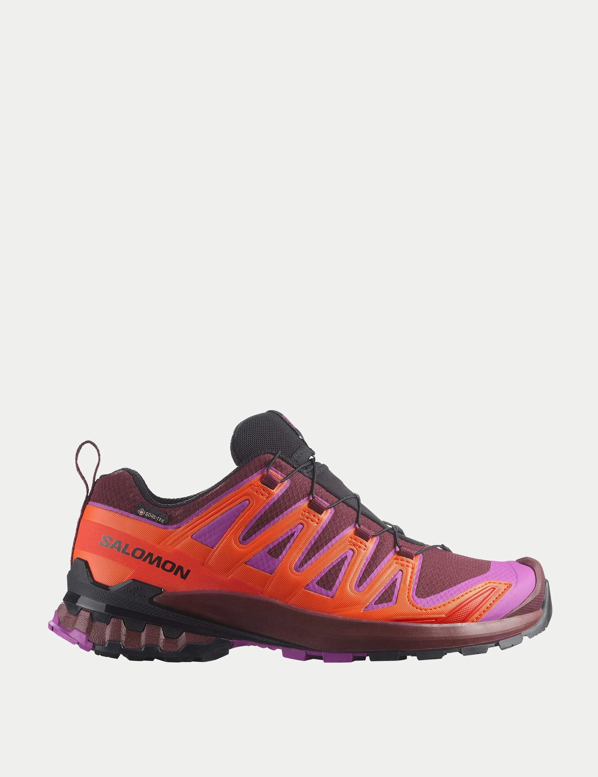 XA Pro 3D V9 Gore-Tex - Tawny Port/Red Orange/Willowherb Comfortable Outsole Speed Shoes