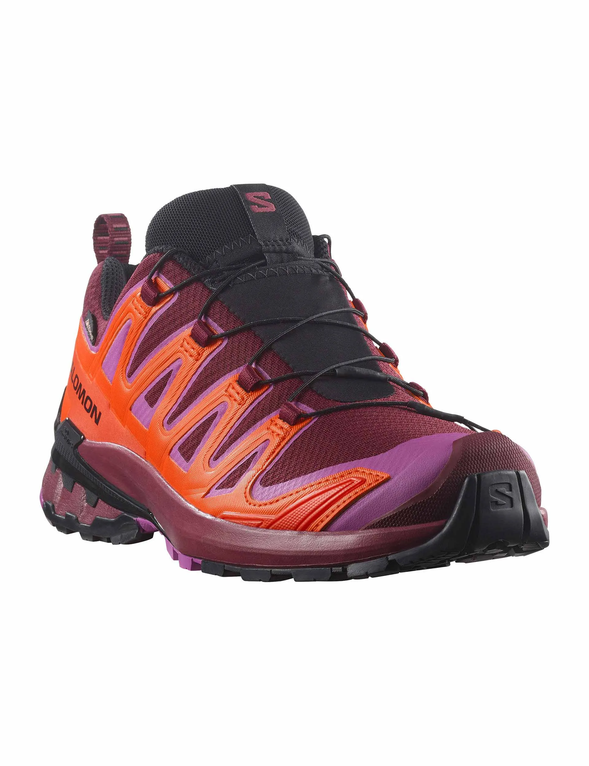 quick - drying fabric shoes XA Pro 3D V9 Gore-Tex - Tawny Port/Red Orange/Willowherb