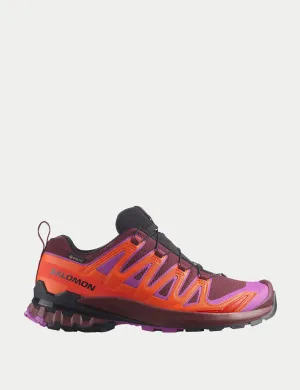 XA Pro 3D V9 Gore-Tex - Tawny Port/Red Orange/Willowherb Comfortable Outsole Speed Shoes