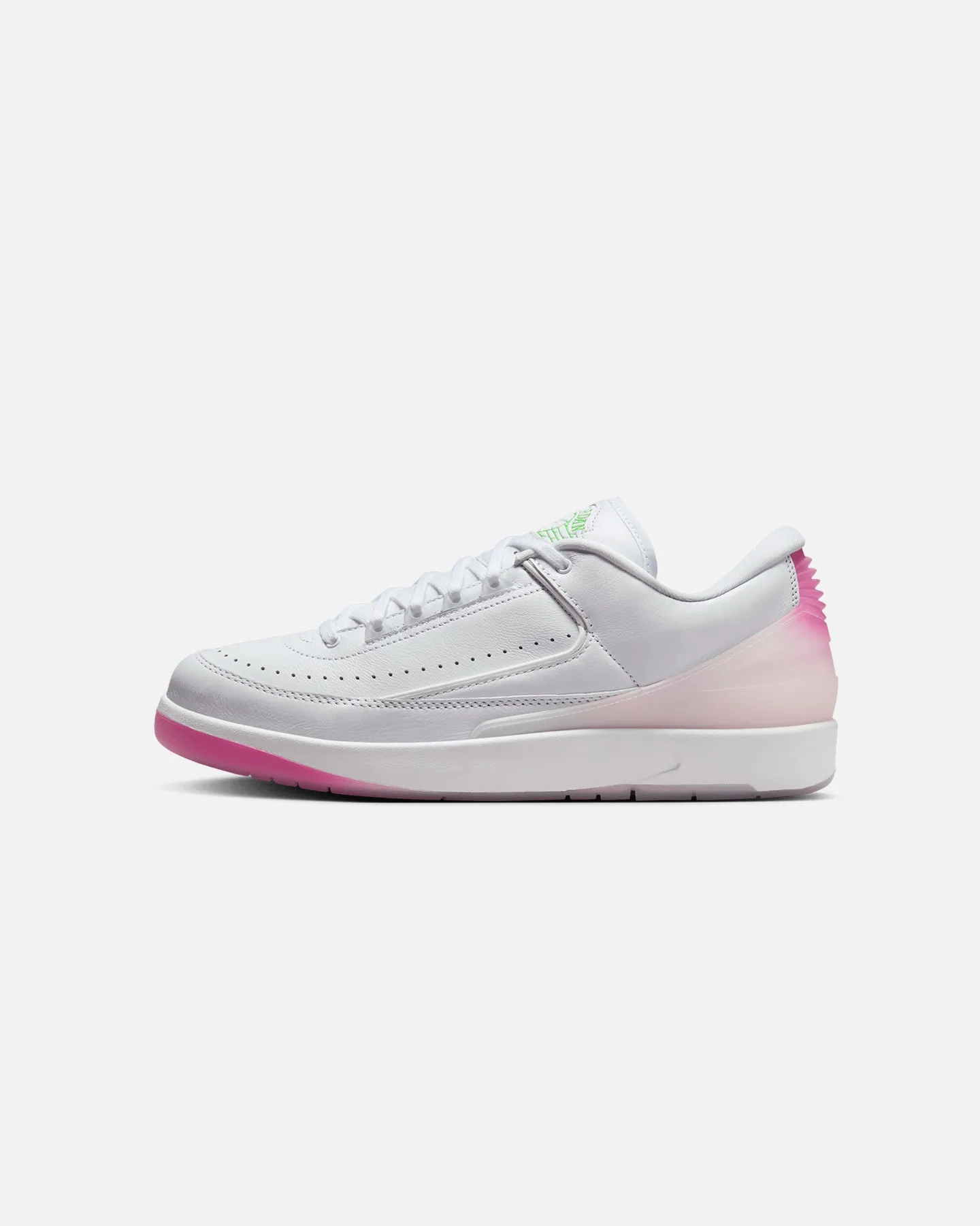 Cushioned Base Work Commute Jordan Air Jordan 2 Retro Low White/Green Str