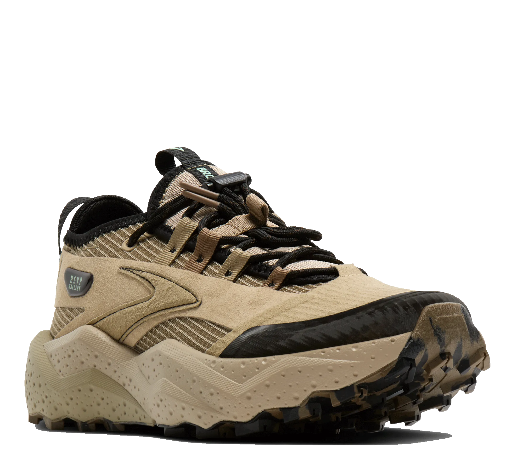 RSVP Gallery x Brooks Caldera 8 Sturdy Build