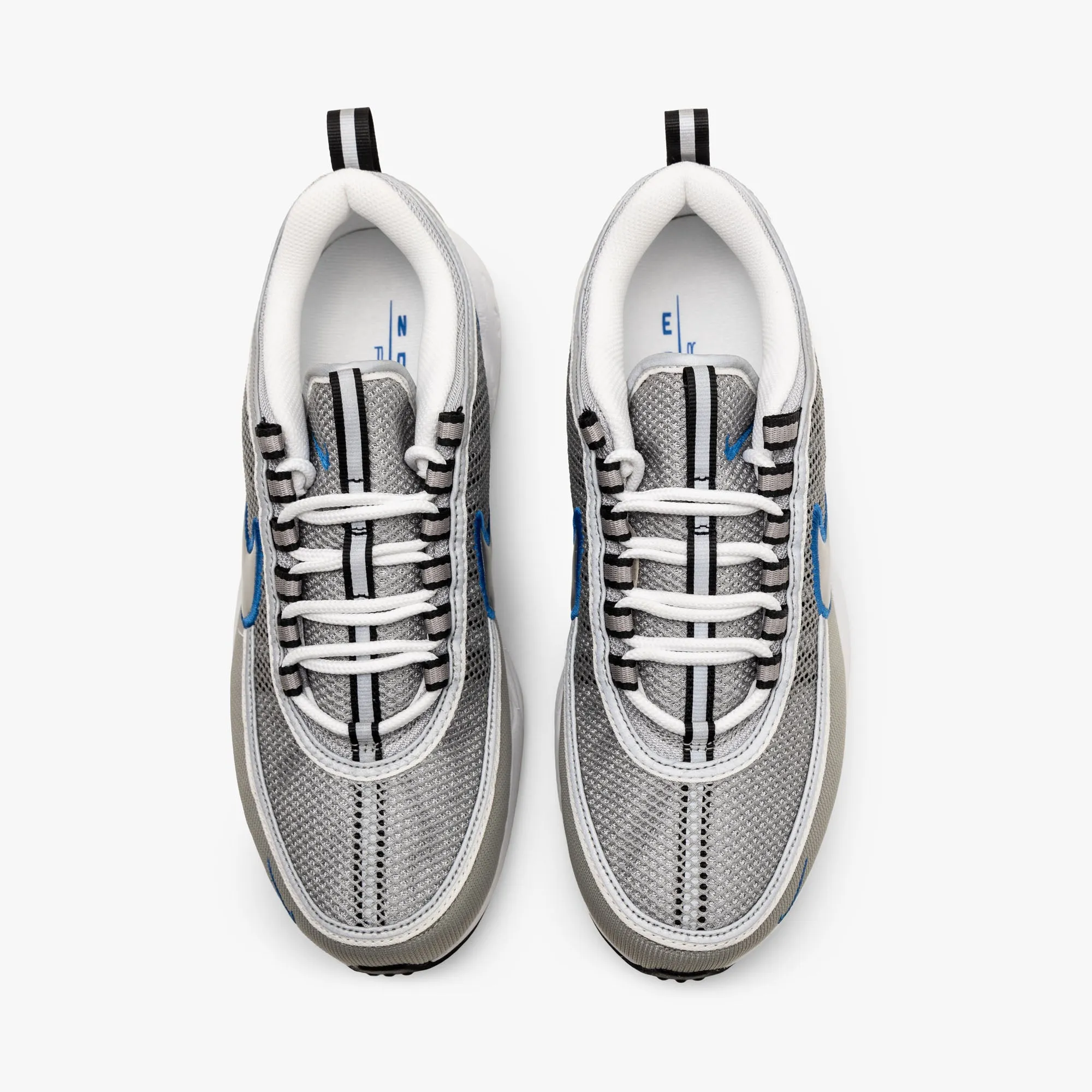 Nike Air Zoom Spiridon SP Metallic Silver / Signal Blue Fit Support Work Pace
