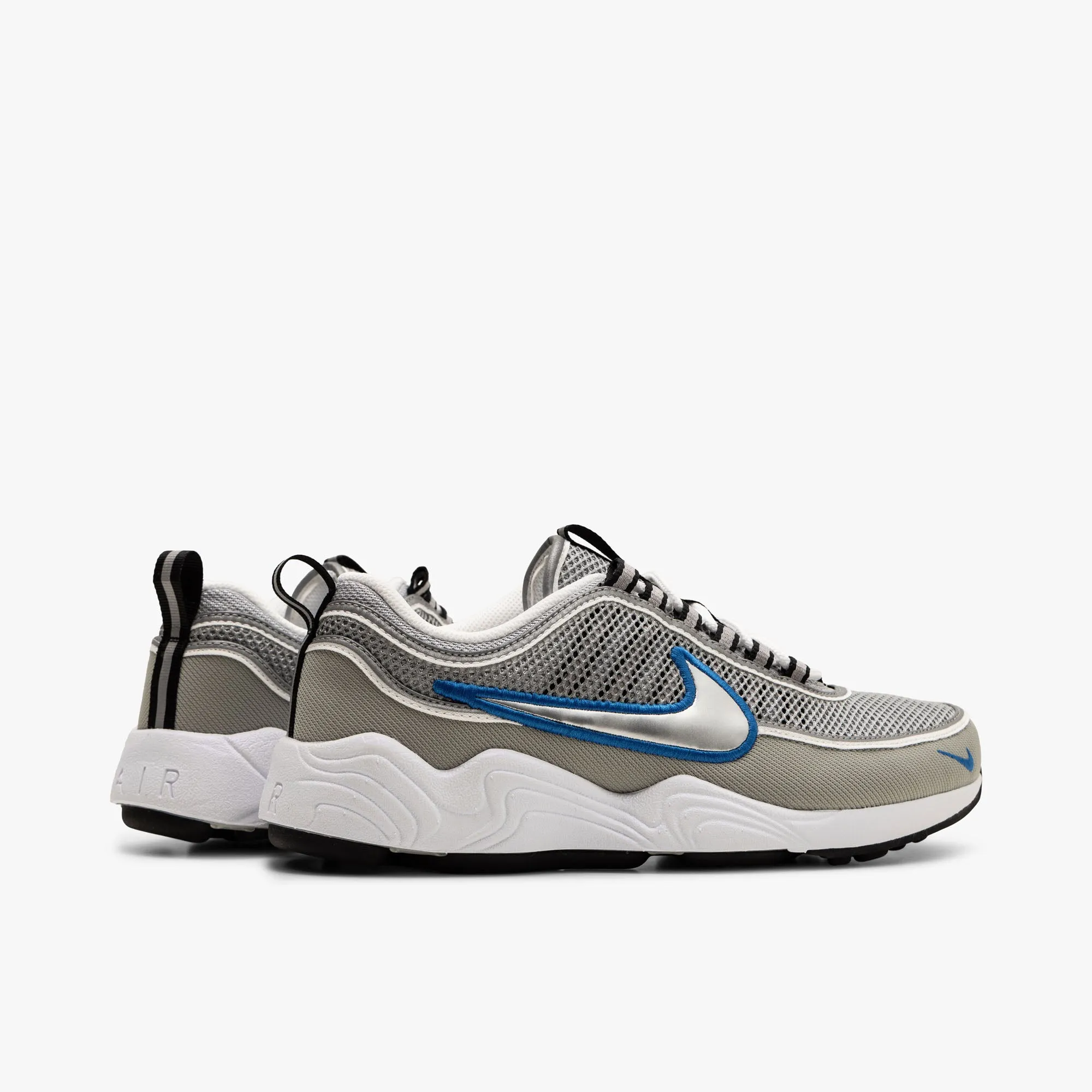 Nike Air Zoom Spiridon SP Metallic Silver / Signal Blue Indoor Friendly
