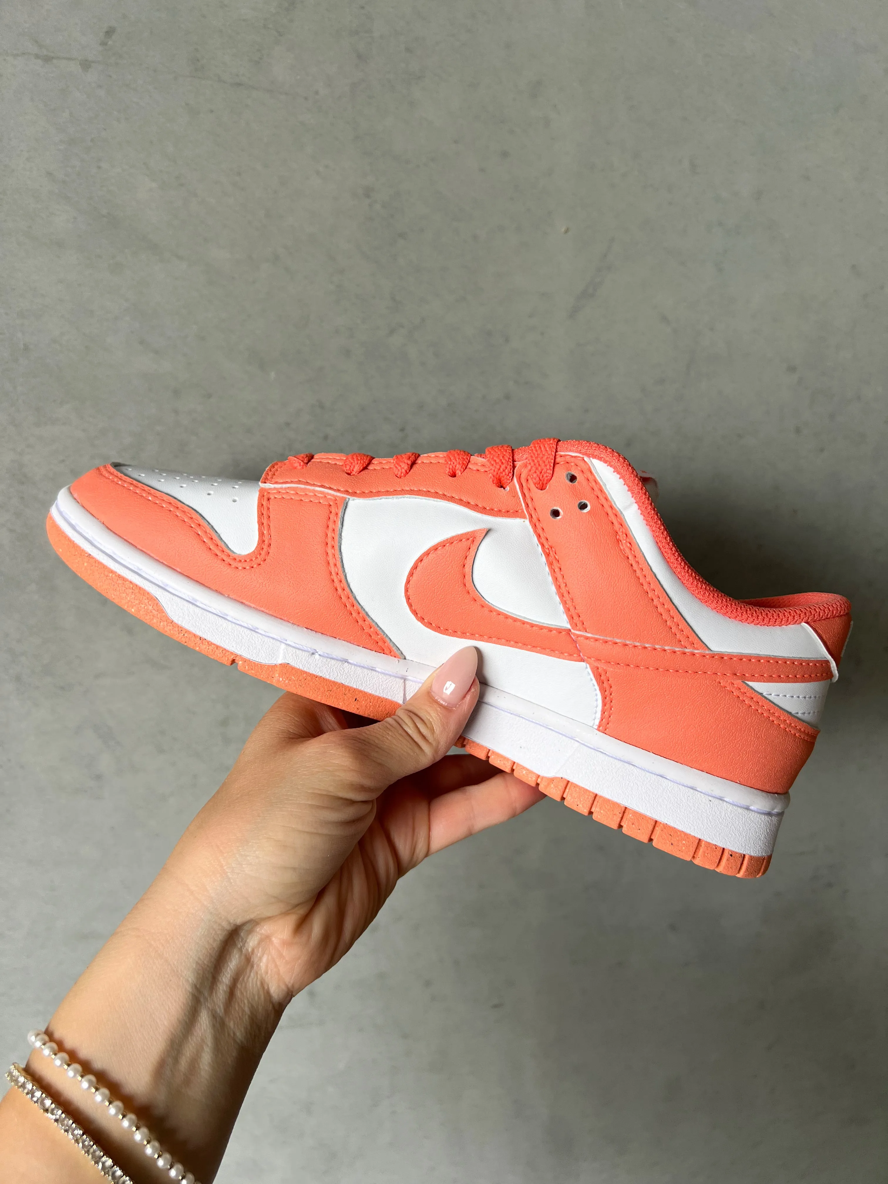 Mango Orange Swarovski Womens Nike Dunk Shoes All Matching Cozy Design