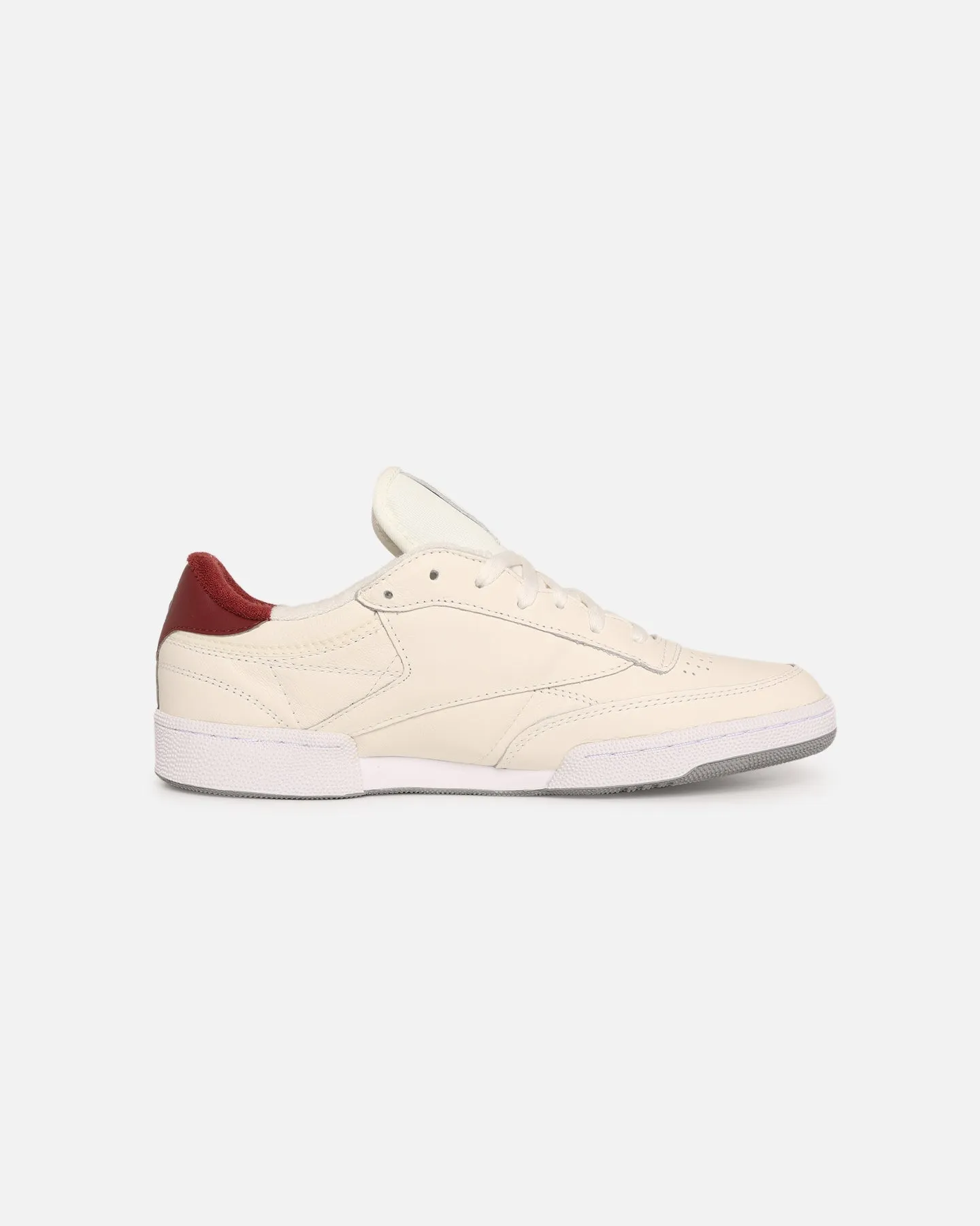 Reebok Club C 85 Vintage White/Burgundy Durable Comfort