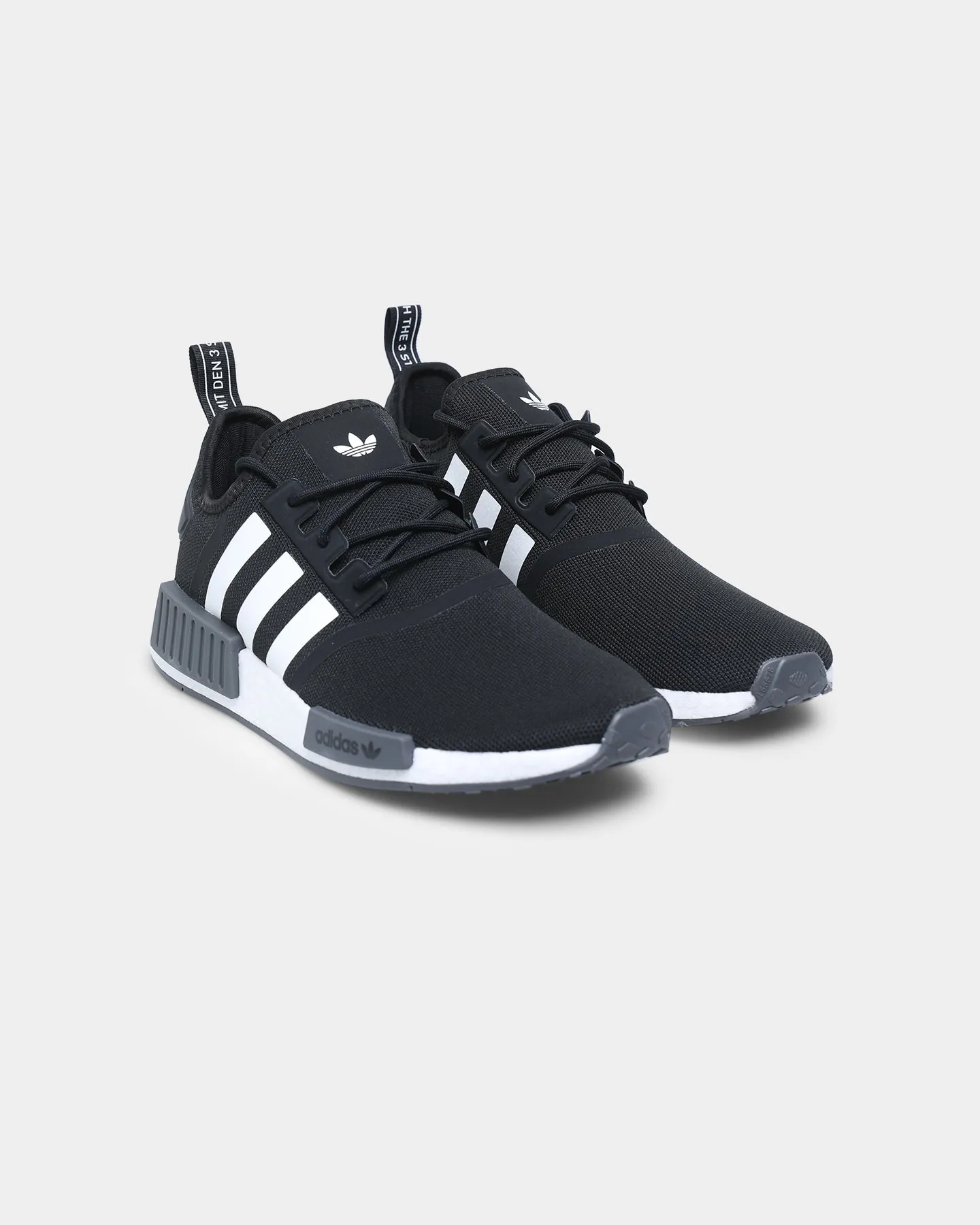 Wind Block Smooth Soles Adidas NMD_R1 Primeblue Black/White/Grey