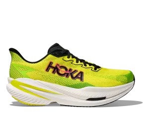 zipper MEN'S MACH X 3 - D - NEON HOKA CITRUS/NEON LIME