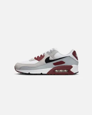 Nike Air Max 90 White/Black-Dark Team Red Durable Construction Pool Time