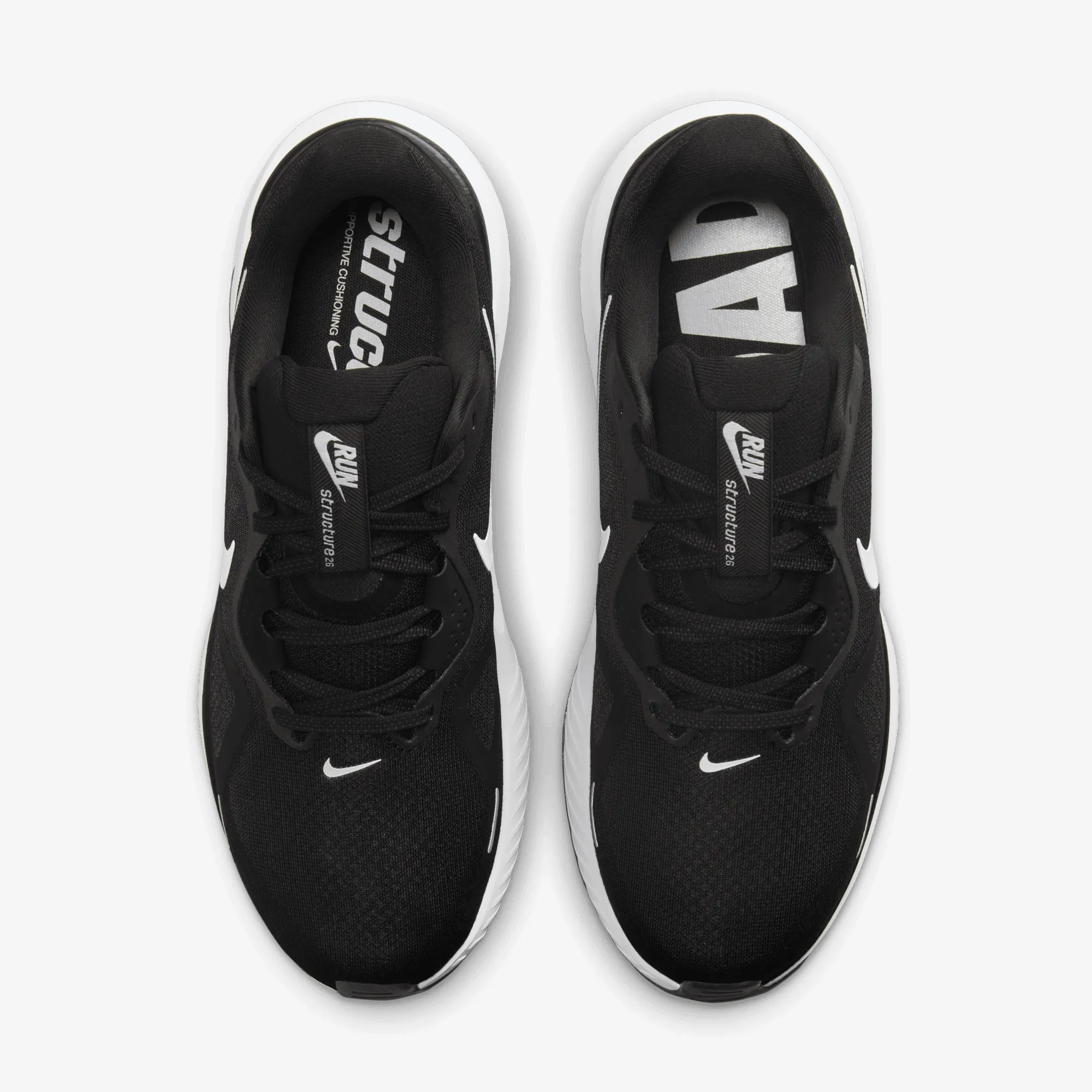 Bold flair Movement Support Nike | STRUCTURE 26 { BLACK/WHITE-COOL GREY-METALLIC SILVER