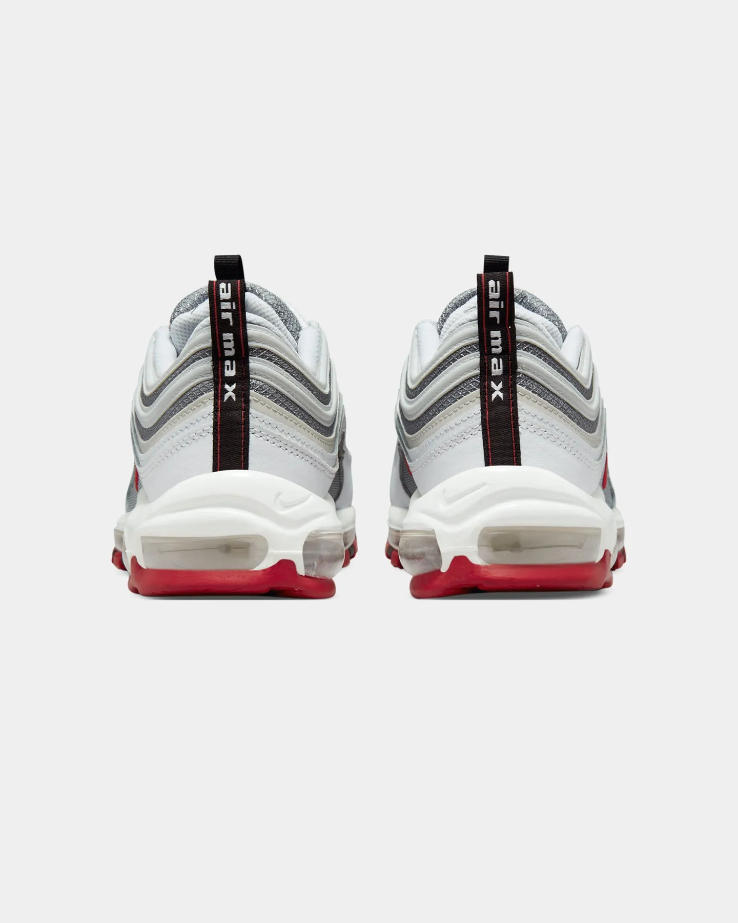 Power Base Comfortable Wear Nike Air Max 97 White/Varsity Red/Particle Grey