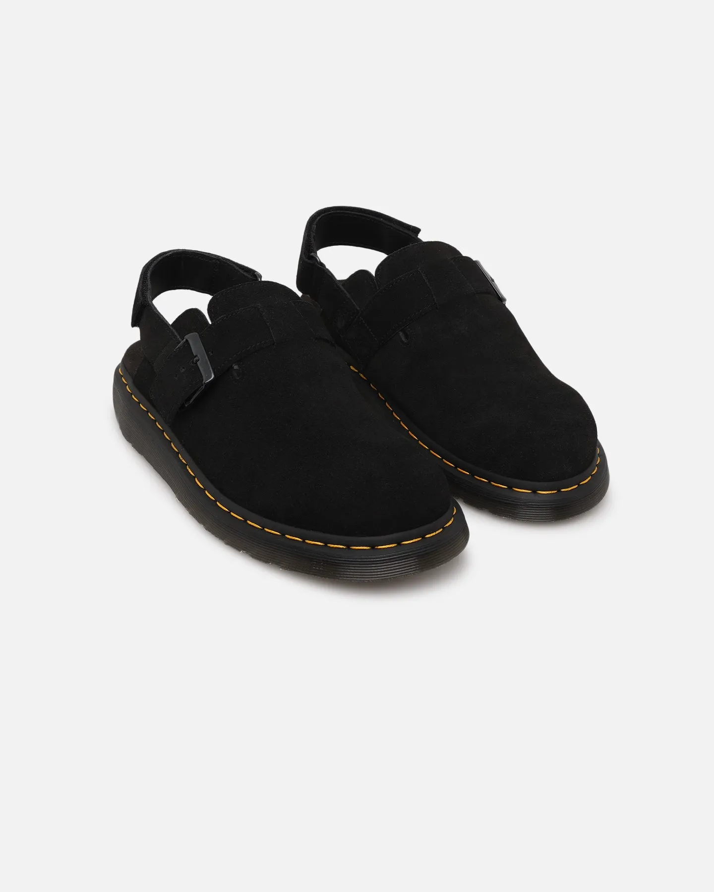 Dr Marten Jorge II Mule Sandal Black Cushioned Footbed