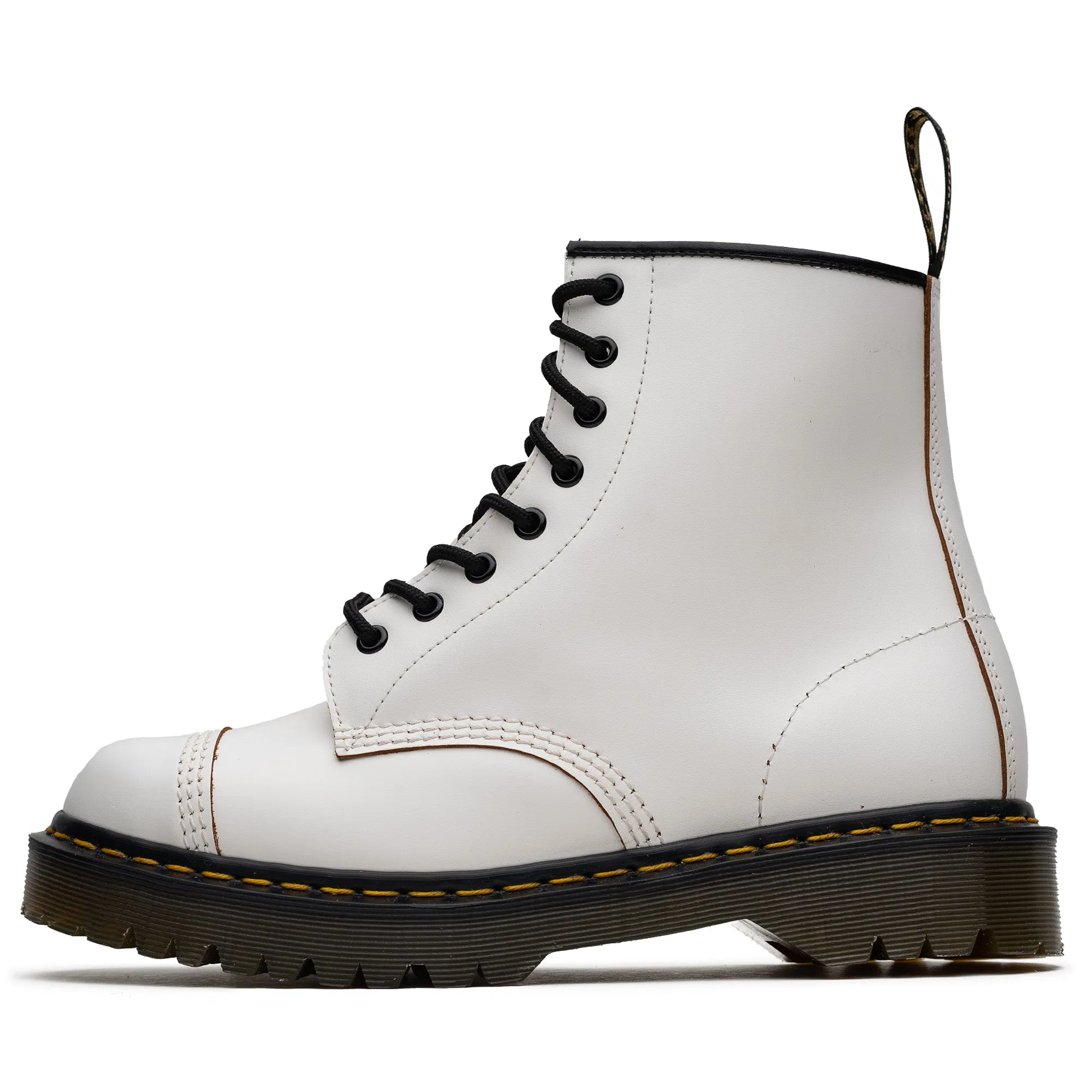 Eco Friendly Dr. Martens 1460 Bex Toe Cap - White Quilon