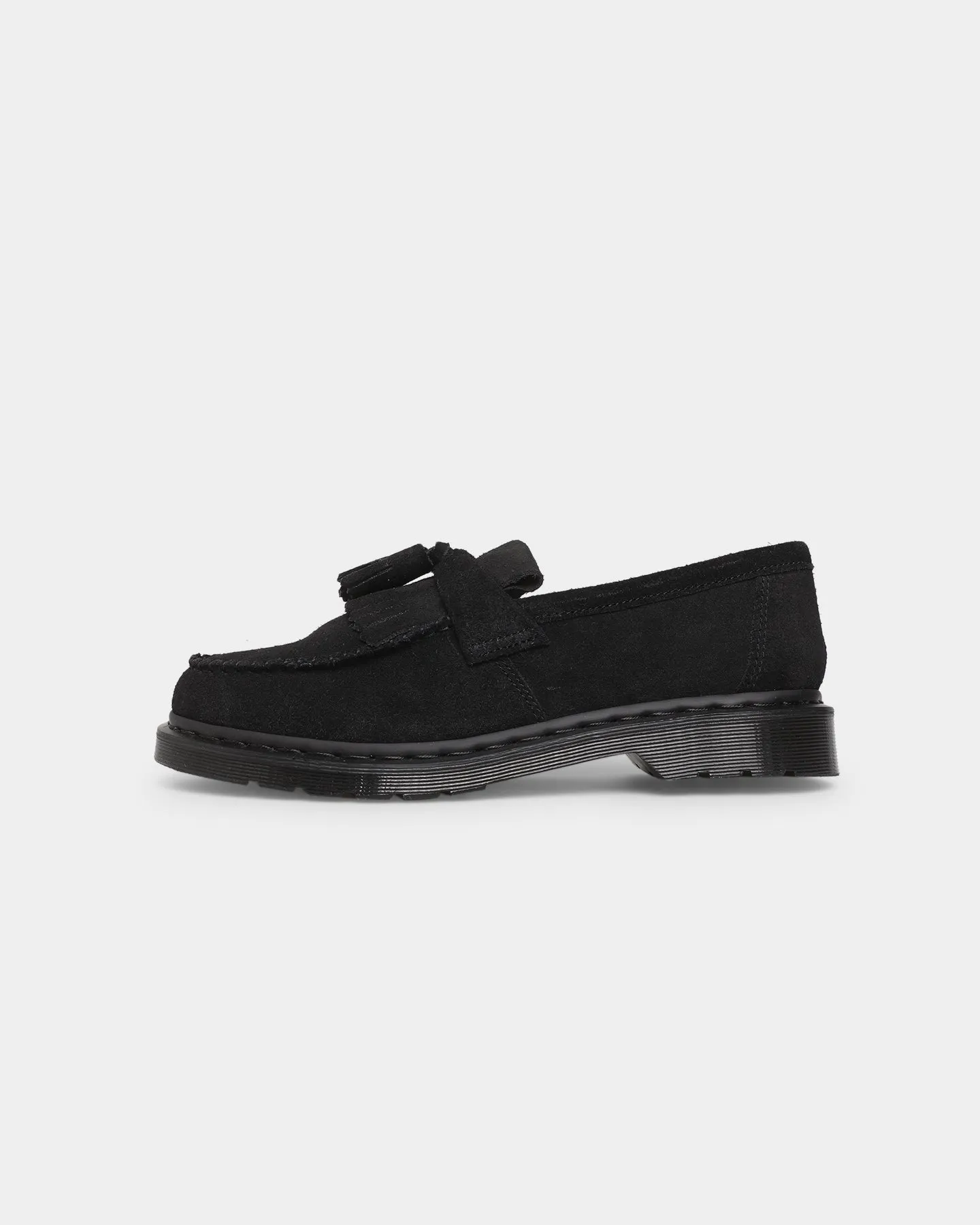 Dr. Martens Adrian Mono Tassel Loafers Black E.h Suede Comfortable fit Nature Walk