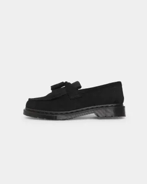 Dr. Martens Adrian Mono Tassel Loafers Black E.h Suede Comfortable fit Nature Walk