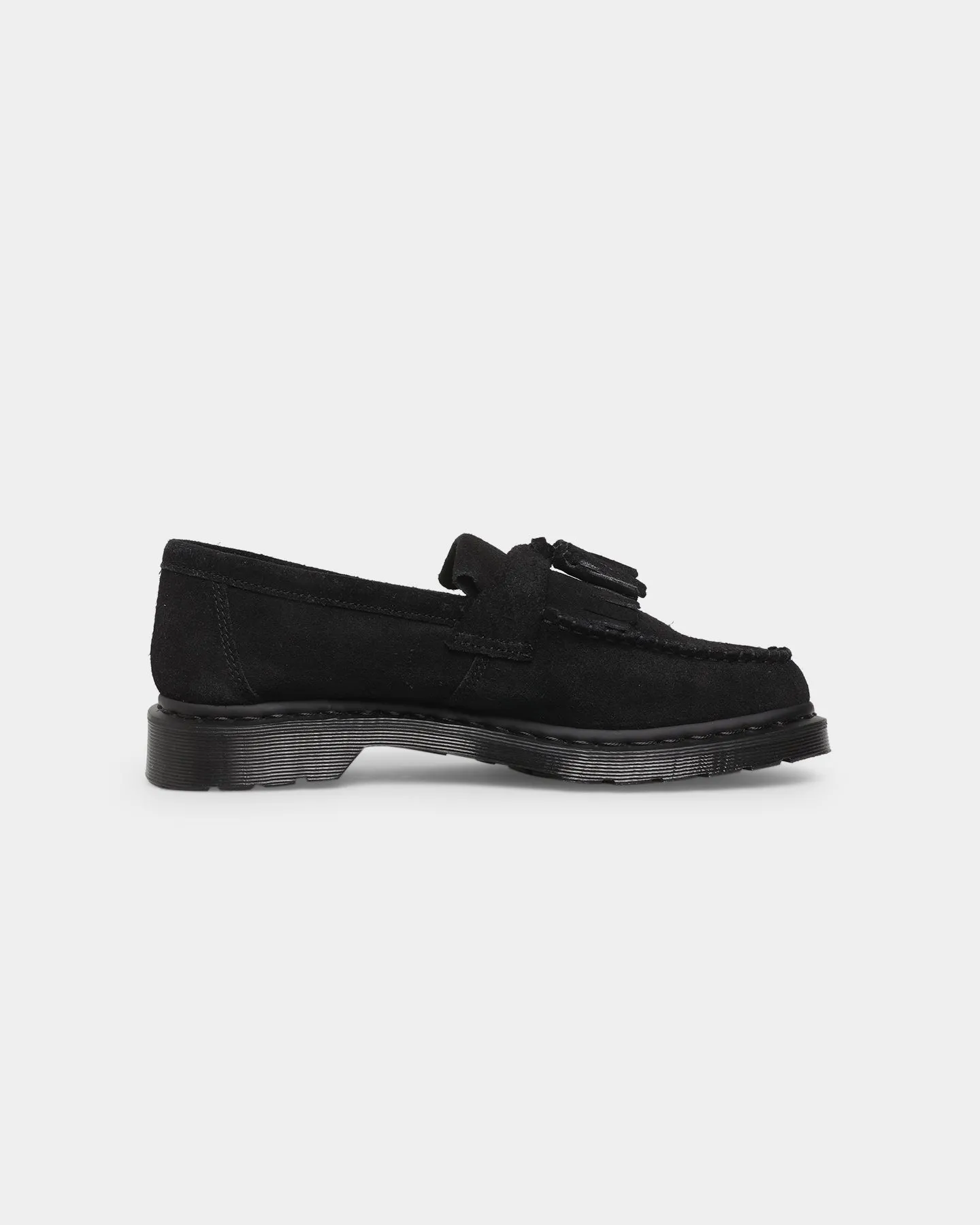 Waterproof Travel Light Dr. Martens Adrian Mono Tassel Loafers Black E.h Suede