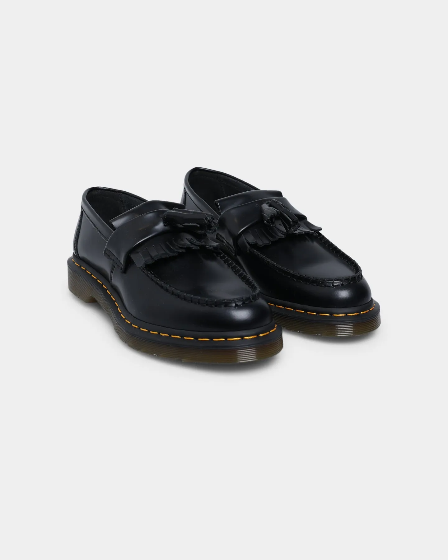 Dr. Martens Adrian Tassel Loafer Black Smooth Durable Build Weekend Errands