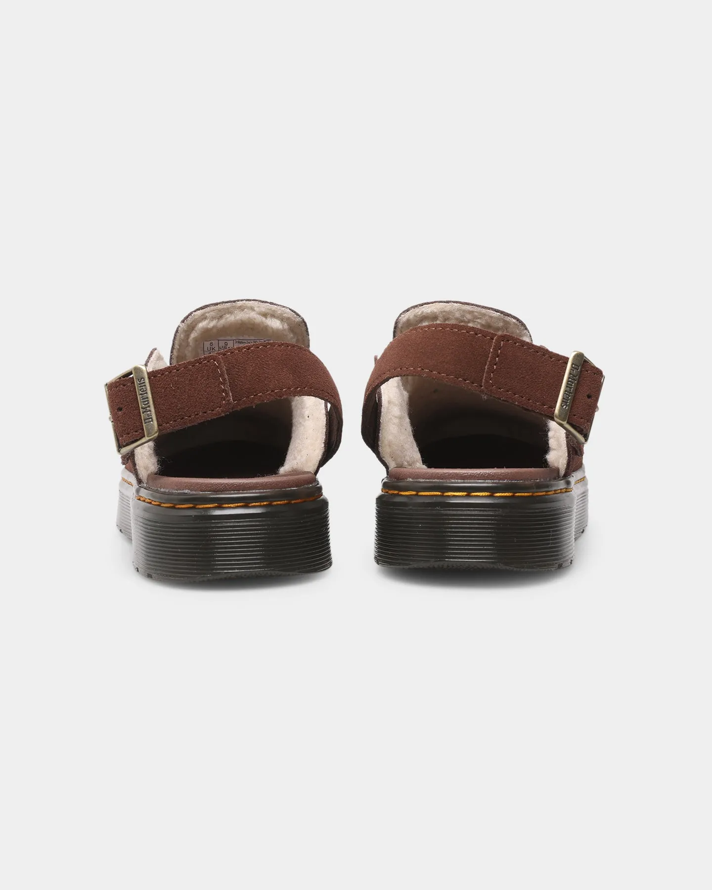 Sky Blue New Drop Dr. Martens Carlson Mule Dark Brown