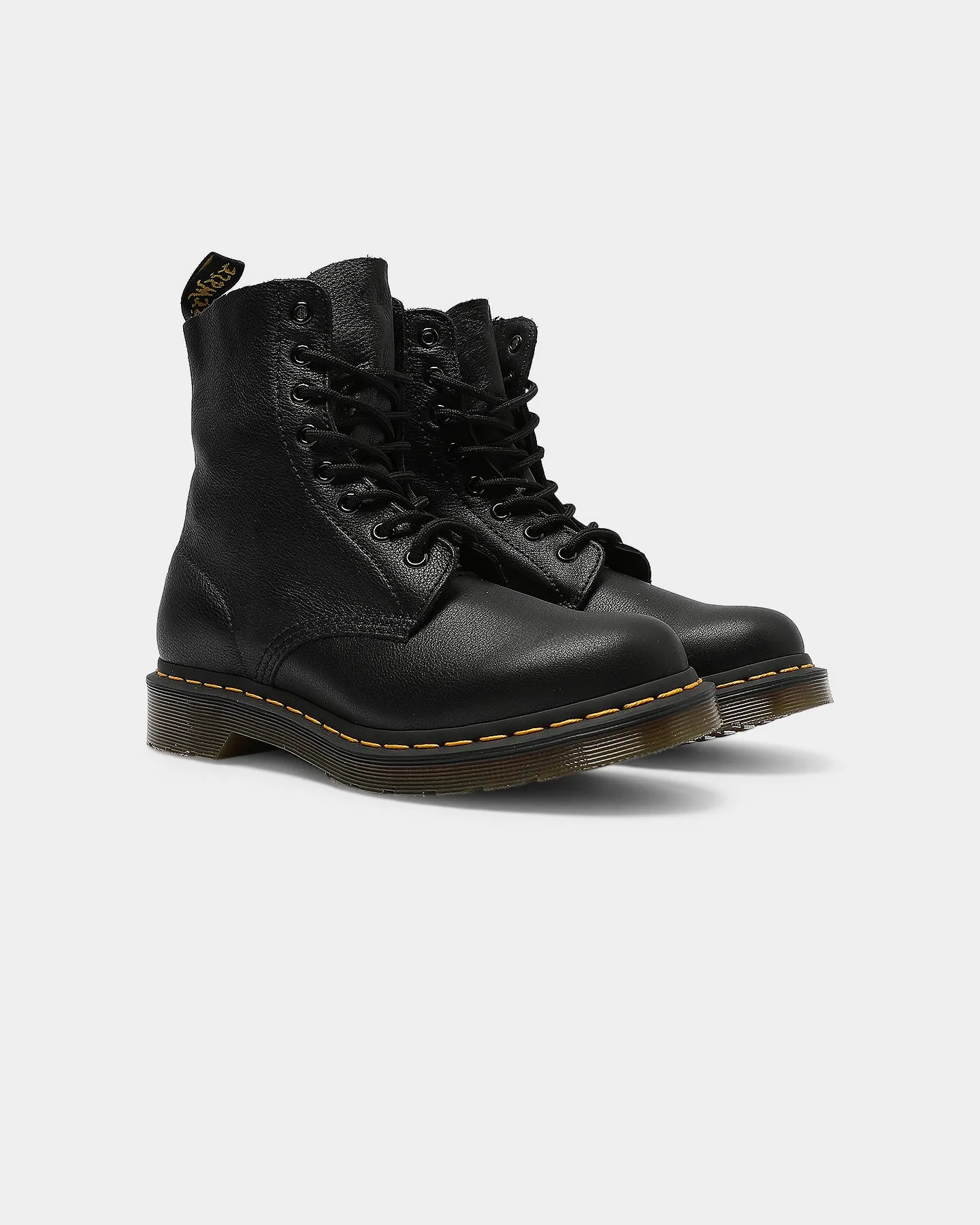 Dr. Martens Women's 1460 Pascal Virginia Black Virginia Play Mode Good Traction