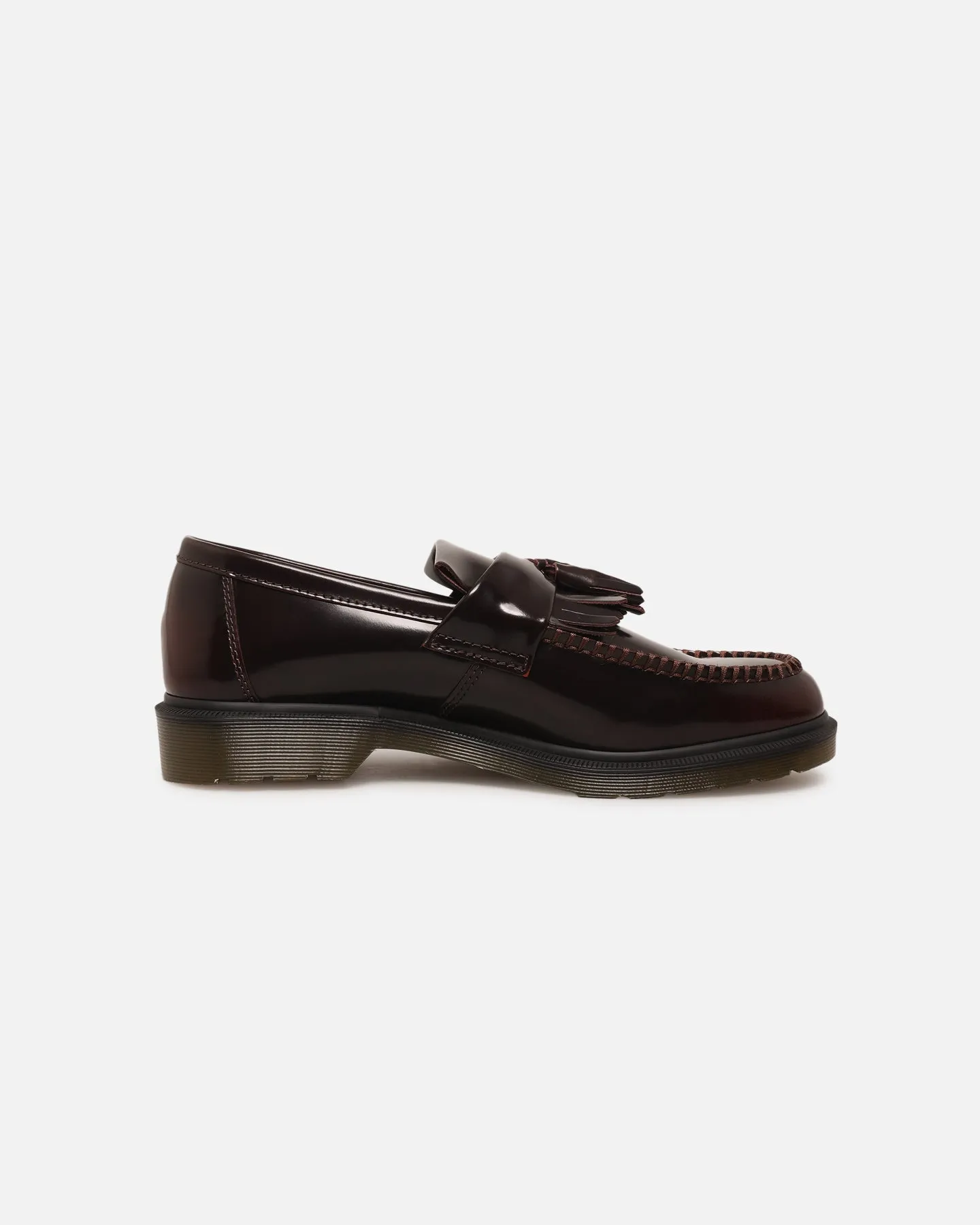 Street Ball Leather Dr.Martens Adrian Tassel Loafer Cherry