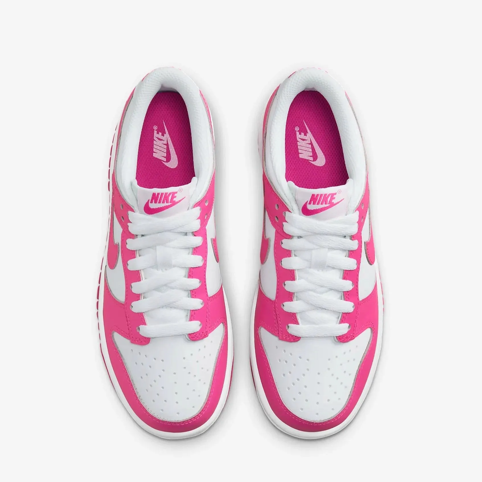 Dunk Low Women/Youth (Pink/White) Casual Athletic All-Day Cushioning
