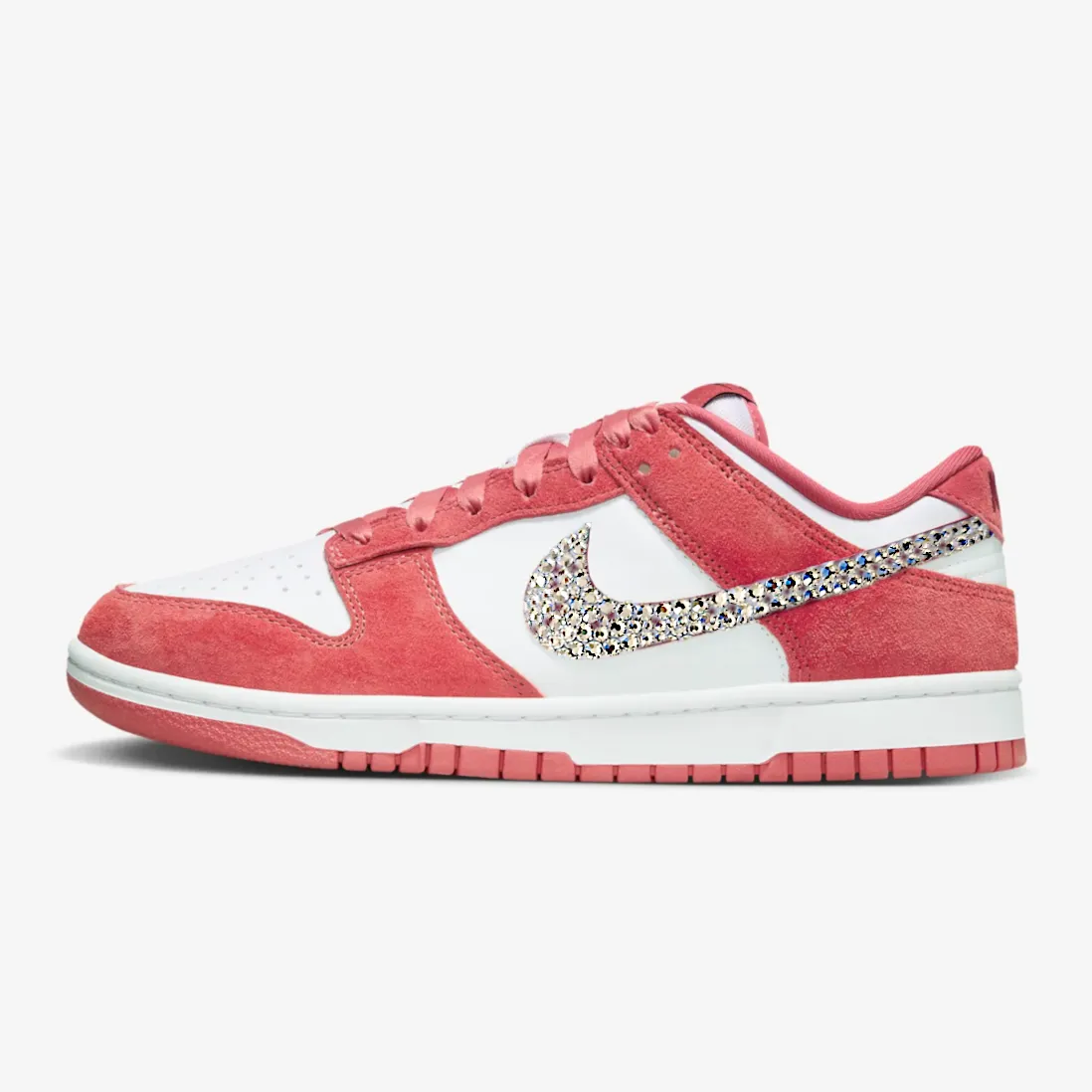 Tactile Grip Patterns Street Outfit Dunk Women Low (Valentine's Day)