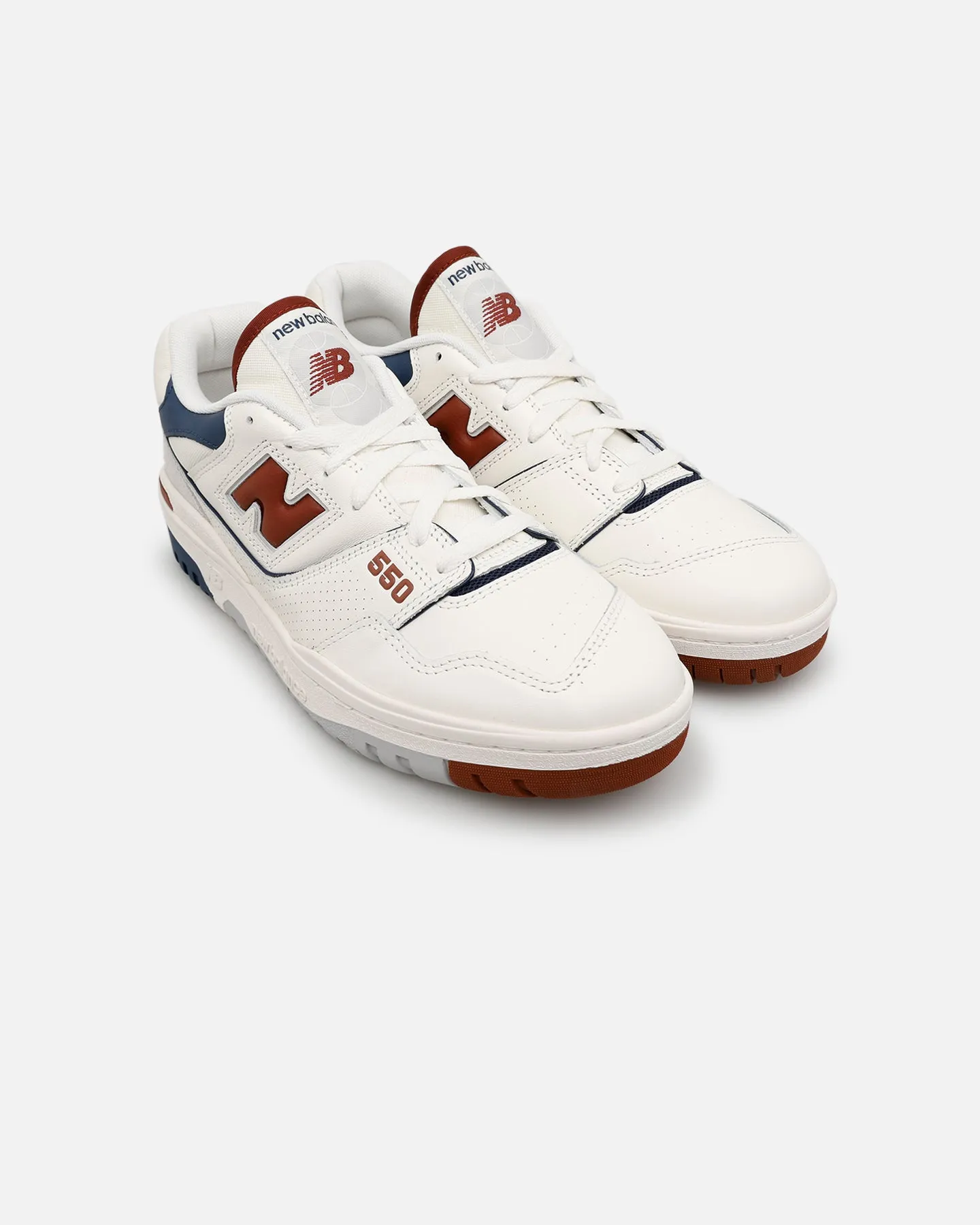 Comfort Fit New Balance 550 White/Brown