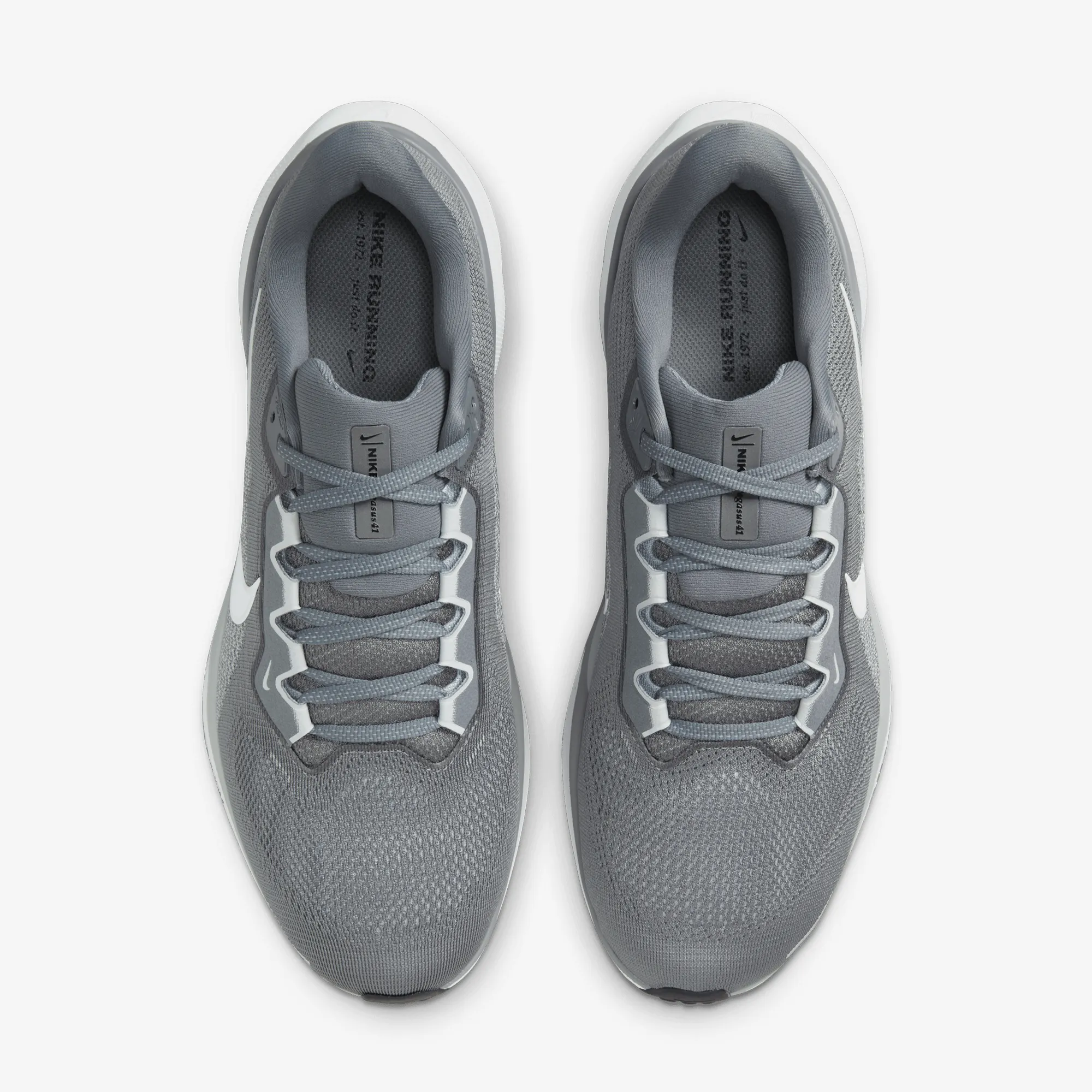 Nike | AIR ZOOM PEGASUS 41 { COOL GREY/WHITE-WOLF GREY-PURE PLATINUM Ventilation Perforation Systems