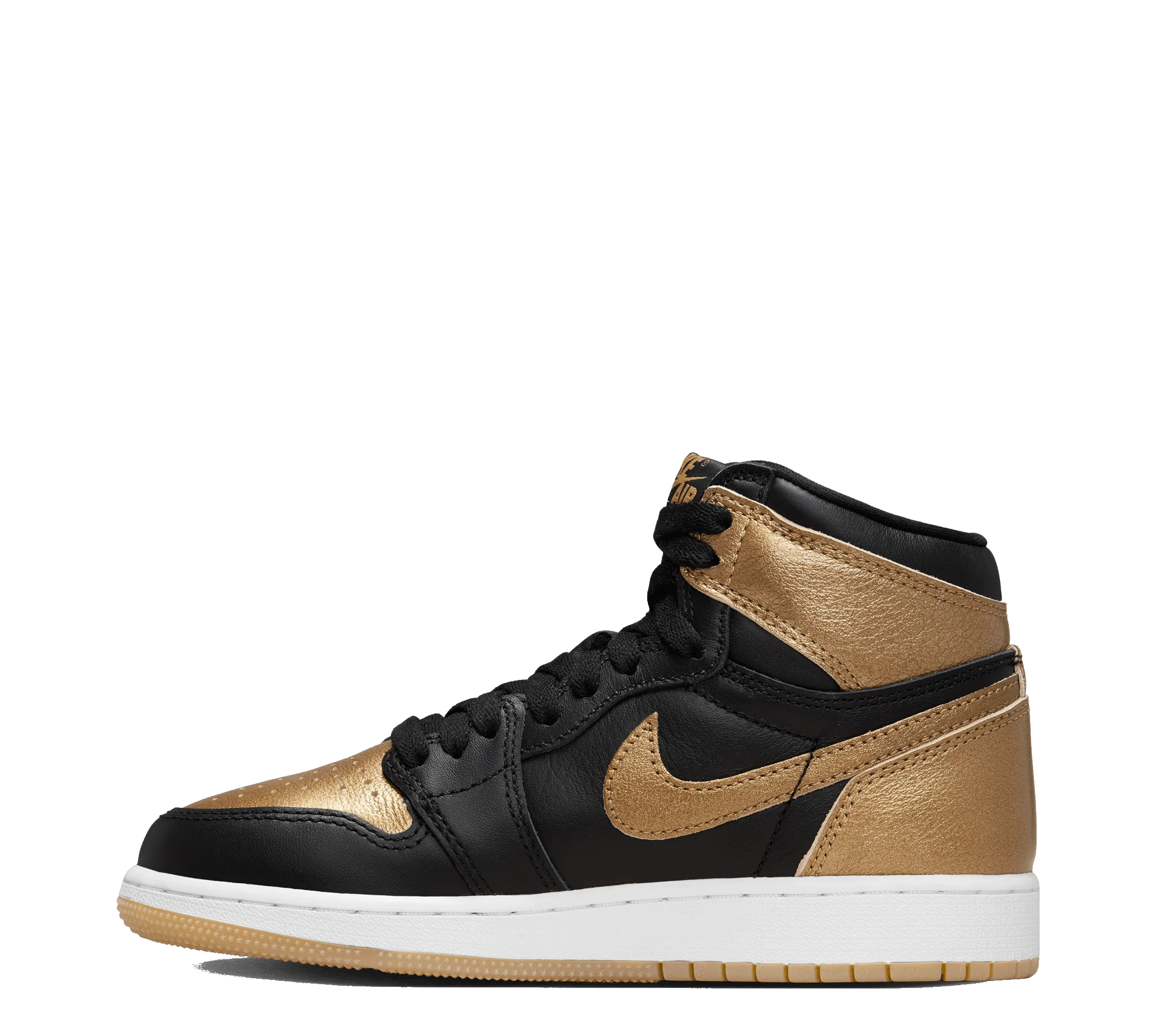 Air Jordan 1 Retro High OG "Black & Gold" [Grade School] Retro Core All Time