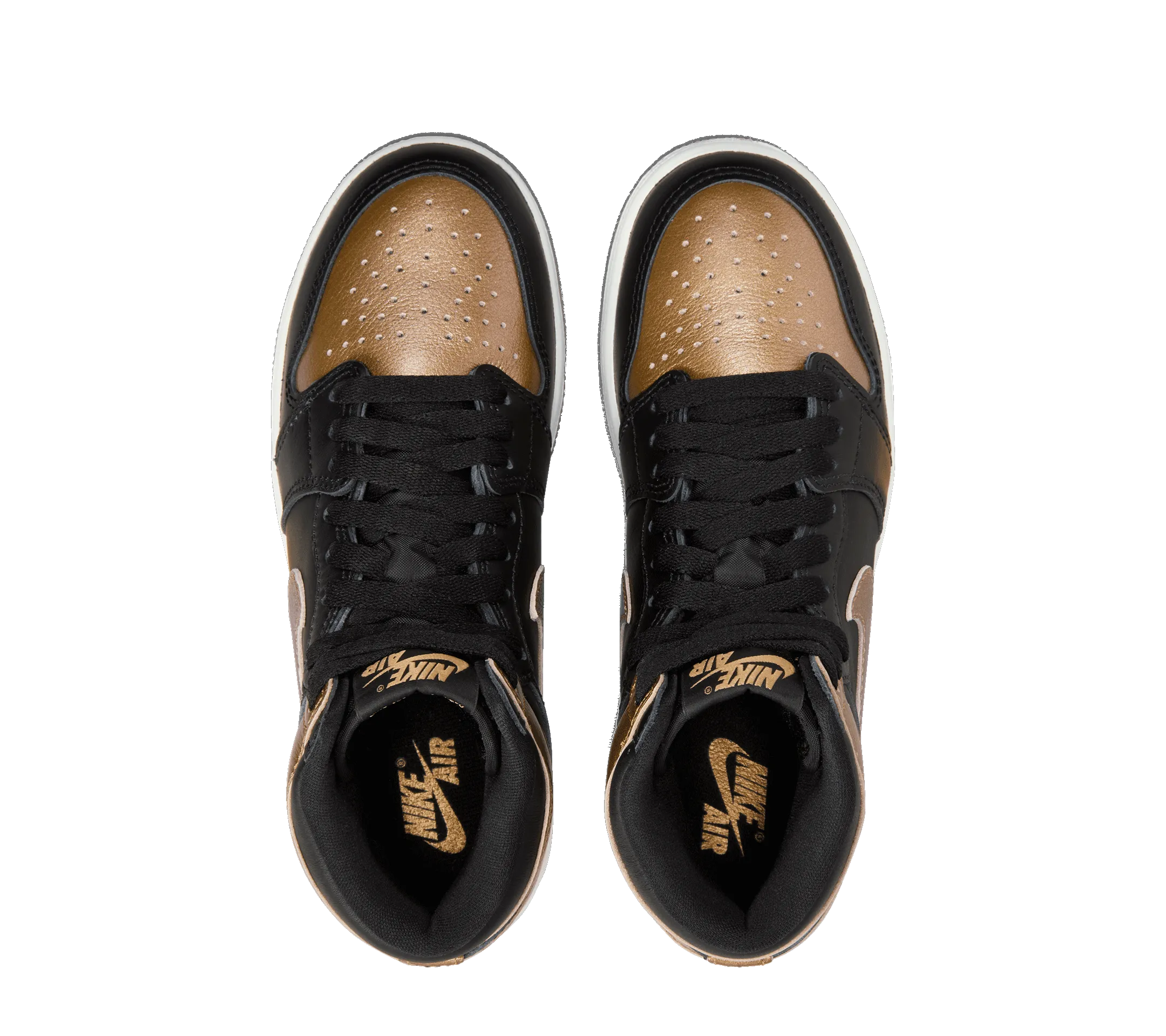 Joy Mood Air Jordan 1 Retro High OG "Black & Gold" [Grade School]