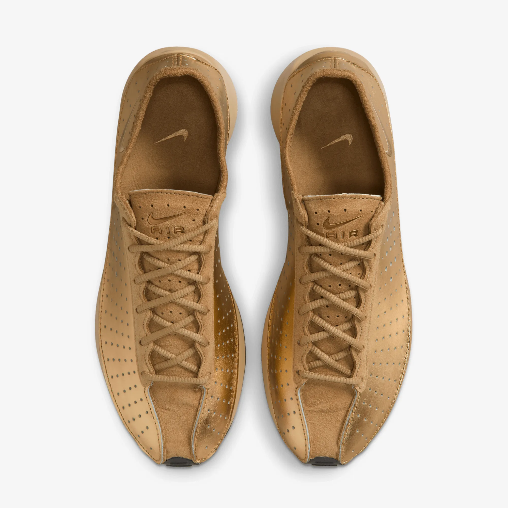 EVAOutsole Weather Ready Nike | AIR SUPERFLY { METALLIC GOLD/PARACHUTE BEIGE-BLACK
