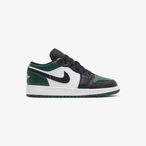 Long Walks Contoured Sole Jordan 1 Low Green Toe (GS) Kids