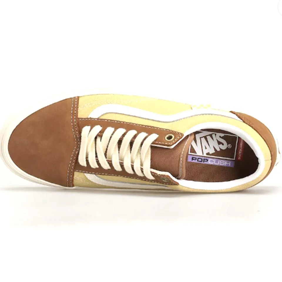 Free Action Fit Anti Deformation Vans Skate Old Skool - Nubuck/Canvas Brown