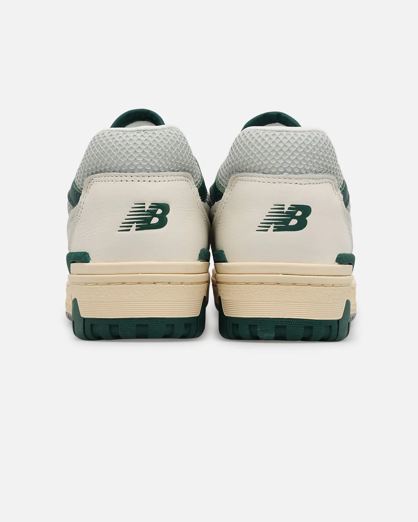 New Balance 550 "Sea Salt" White/Green Comfort Curve